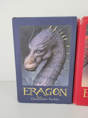 3 Book Set Of Hardcover Eragon Eldest and Brisingr by Christopher Paolini