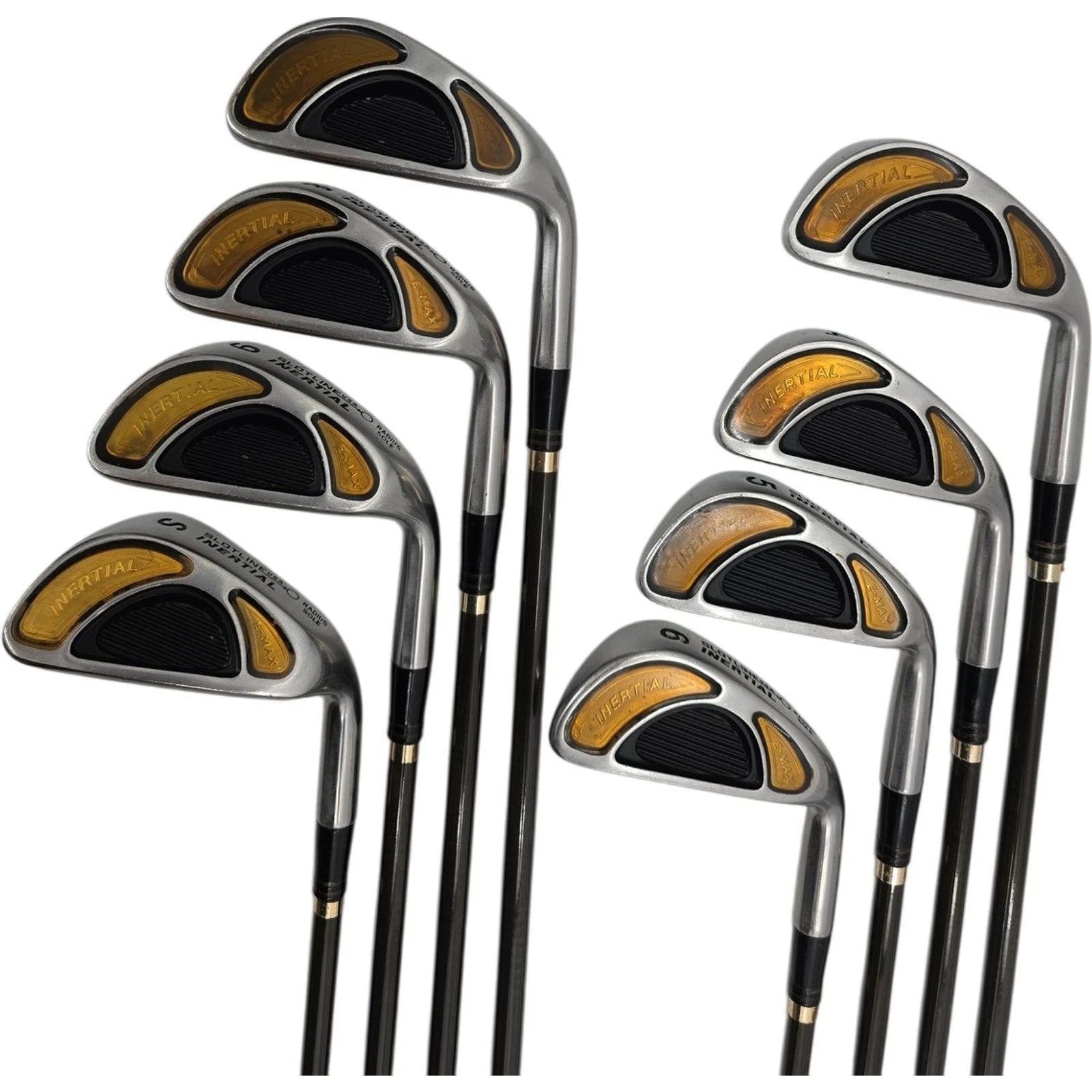 Slotline USA Inertial Radius Sole Iron Set 3-SW RH R-Flex Boron Graphite Shafts