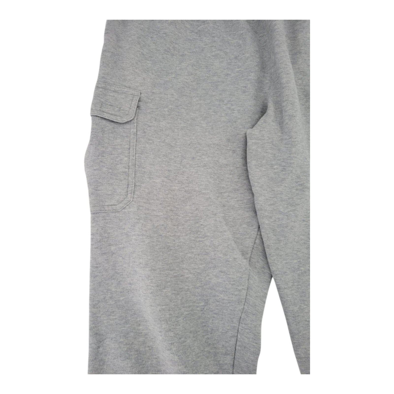 AND1 Men's Gray Fleece Cargo Sweatpants Size XL Drawstring Waist Comfy Fit