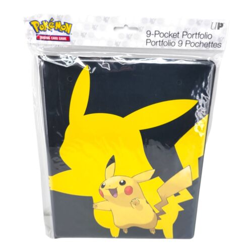 Ultra Pro Pokemon 9 Pocket Portfolio Pikachu Binder Holds 180 Cards