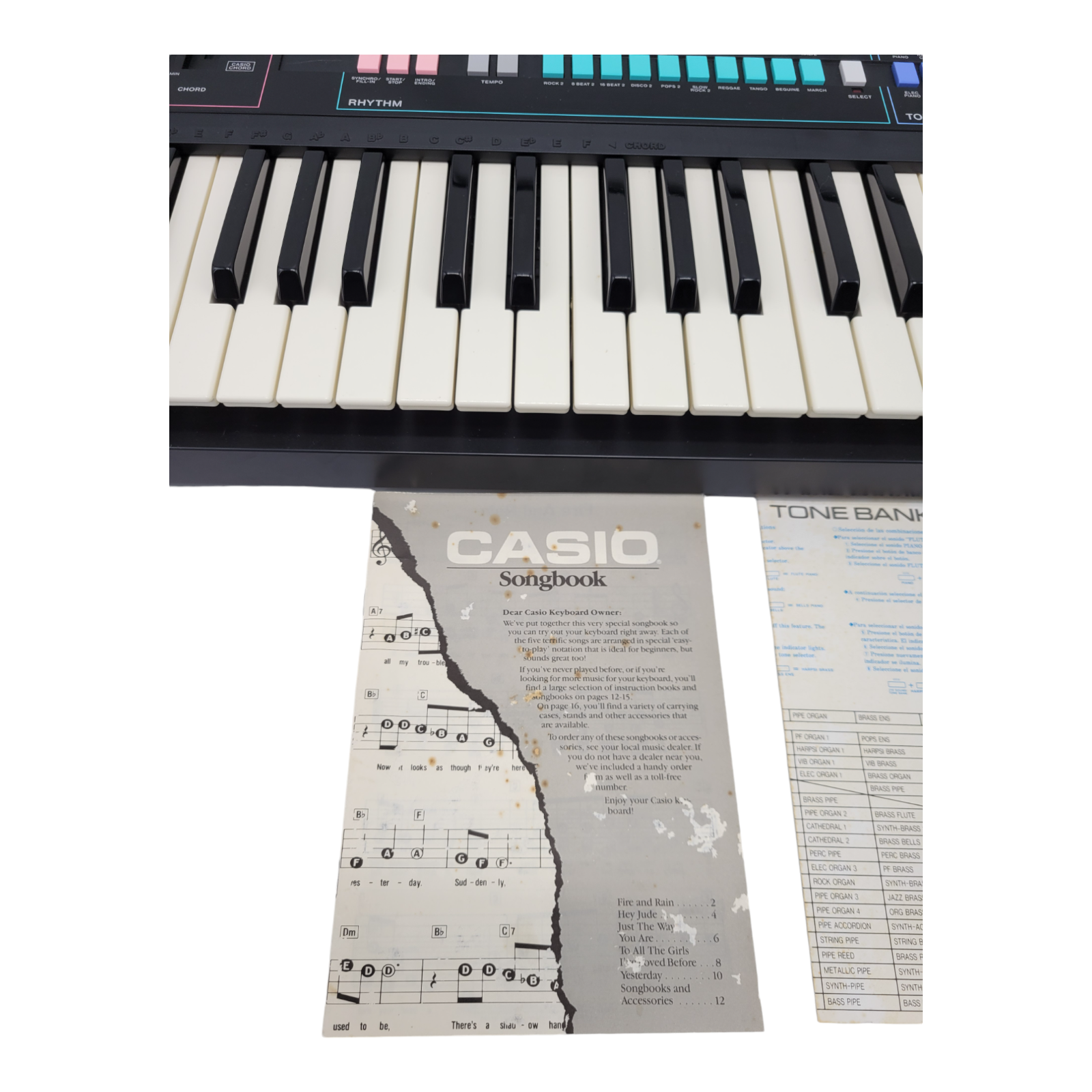 Casio Casiotone CT 380 49 Key Keyboard 210 Sound Tone Bank Soundbank PCM