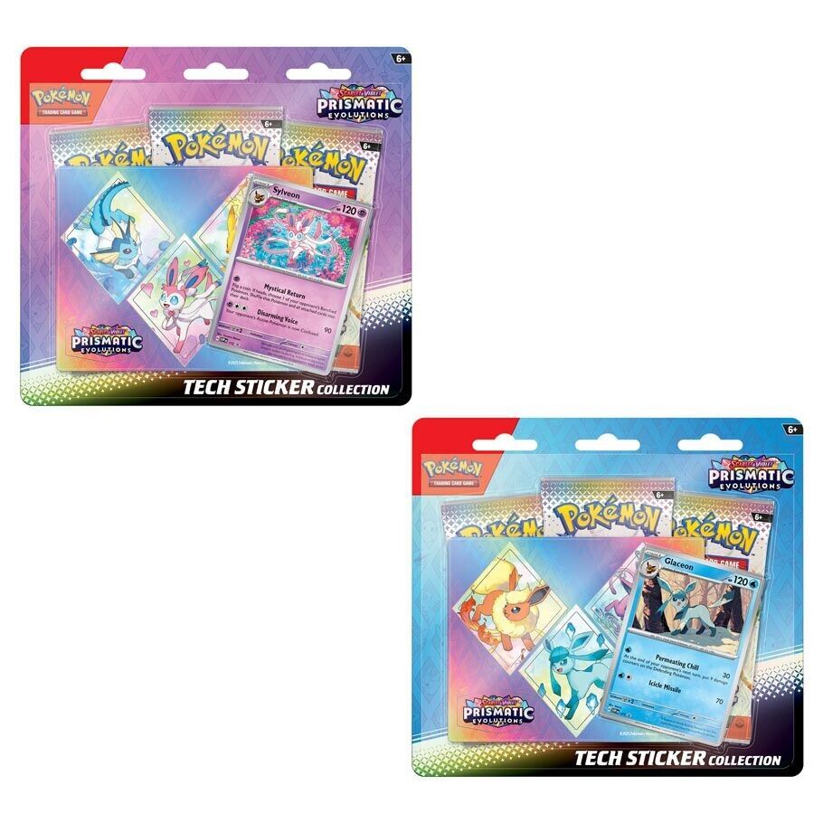 Pokémon TCG Scarlet & Violet Prismatic Evolutions Tech Sticker Collection