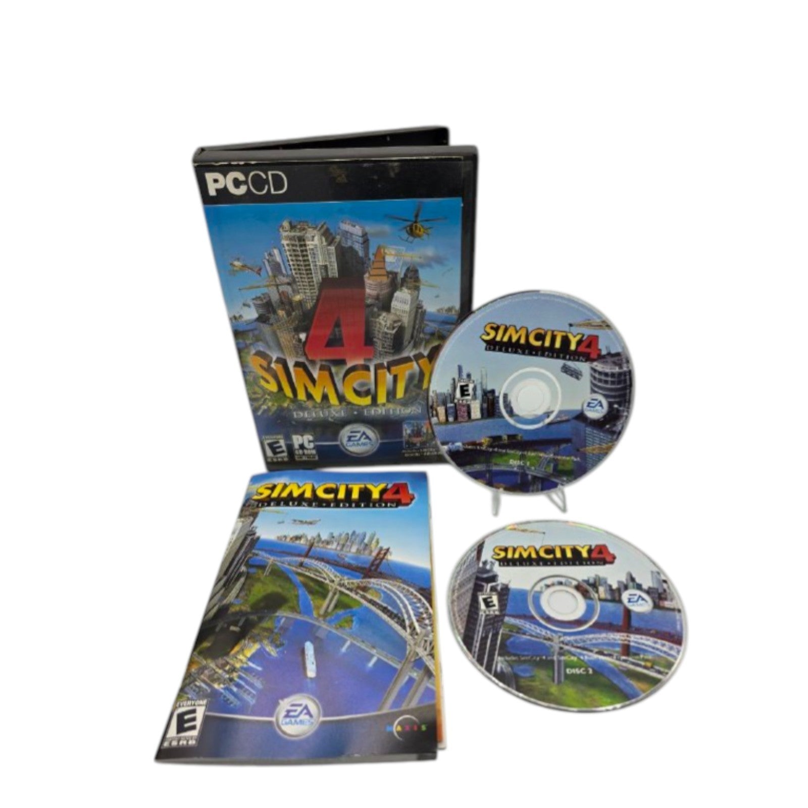 SimCity 4 Deluxe Edition PC CD ROM Complete with Manual and Hint Card