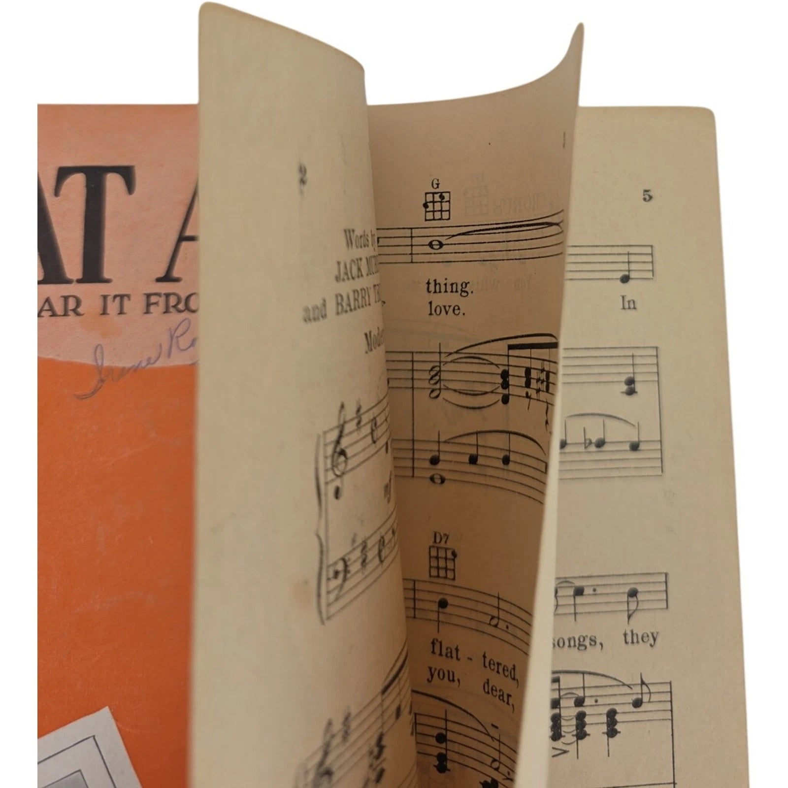 Oh What a Thrill To Hear It from You 1931 Sheet Music Featuring George Hall