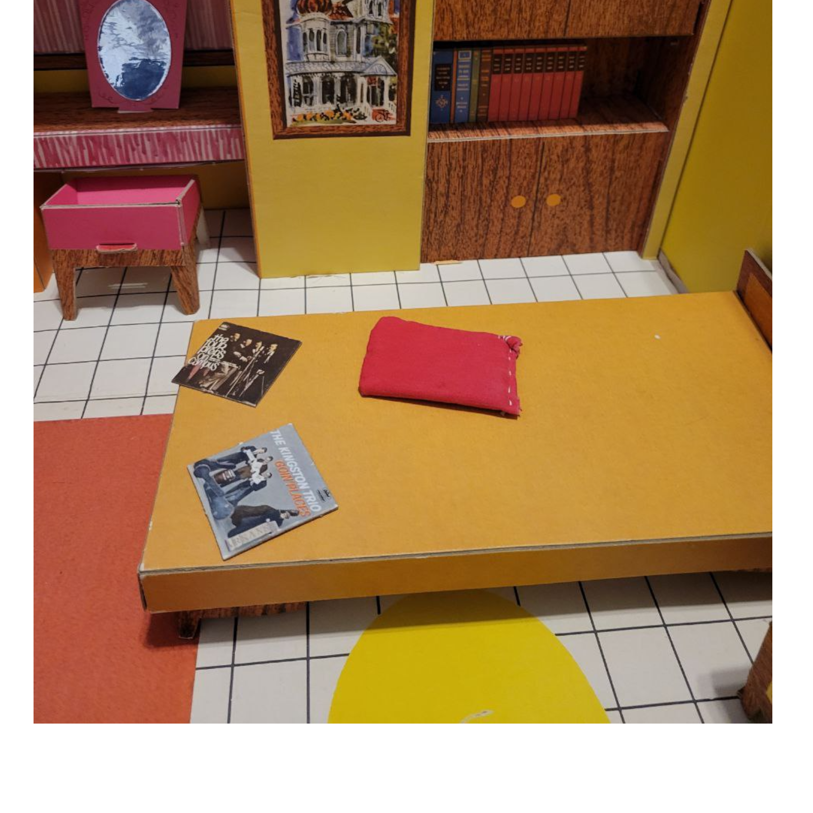 Vintage 1962 Mattel Barbies Dream House Dollhouse with Furniture and Box