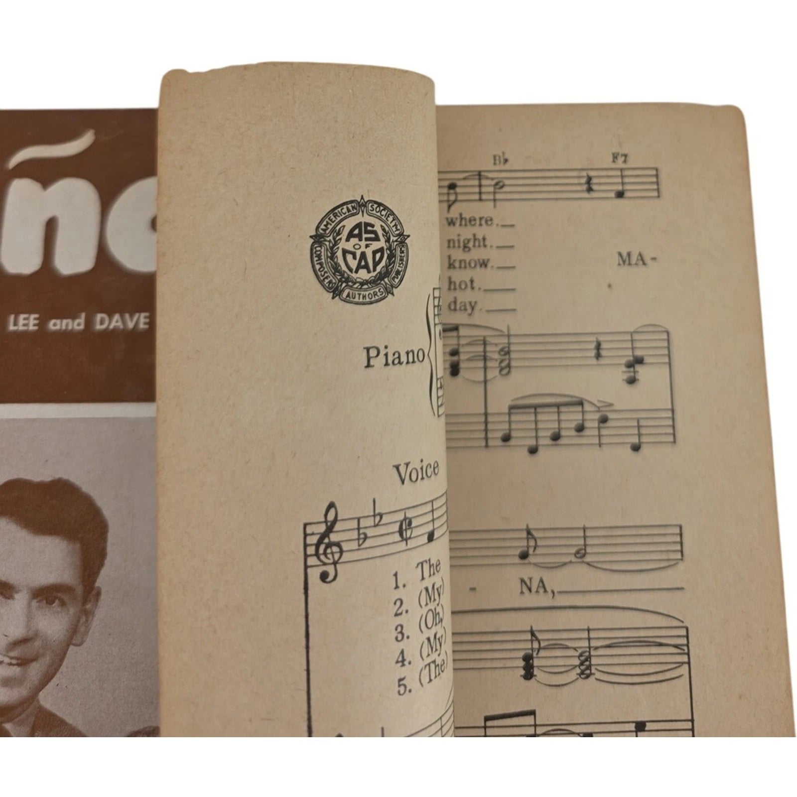1948 Vintage Mañana Sheet Music Peggy Lee Dave Barbour Capitol Records