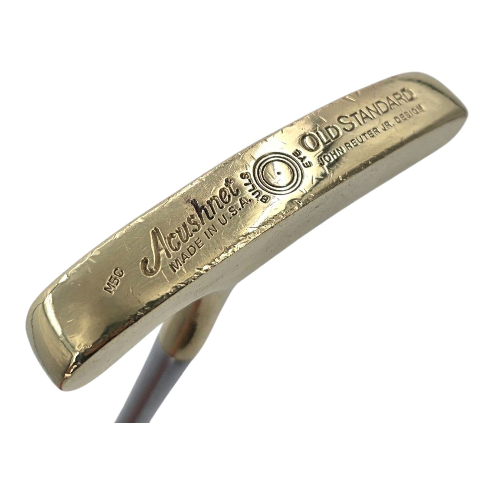 Acushnet Bulls Eye Old Standard Putter M5C John Reuter Jr Mens RH Steel Shaft