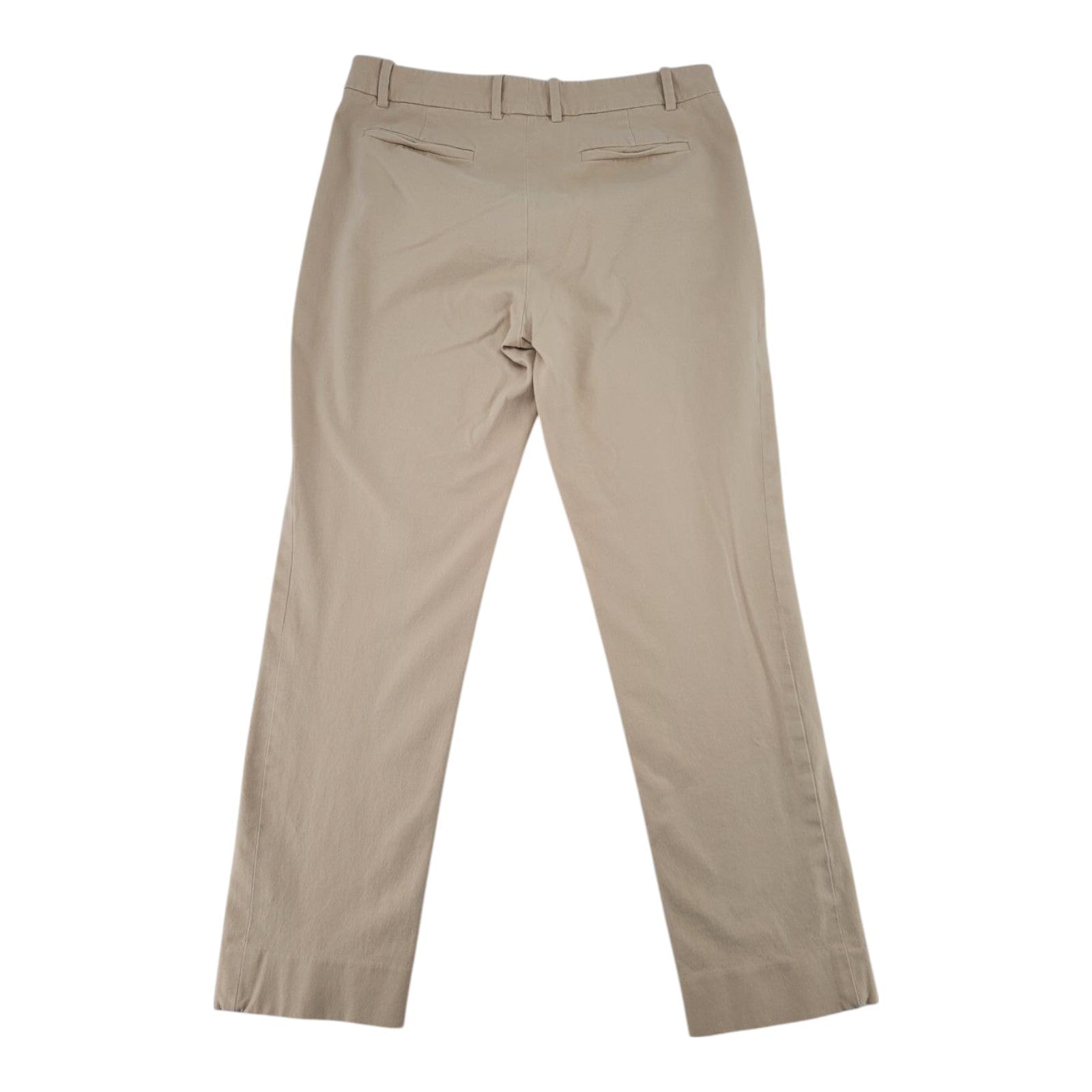 J Crew Maddie Beige Slim Fit Dress Pants Flat Front Womens Size 8