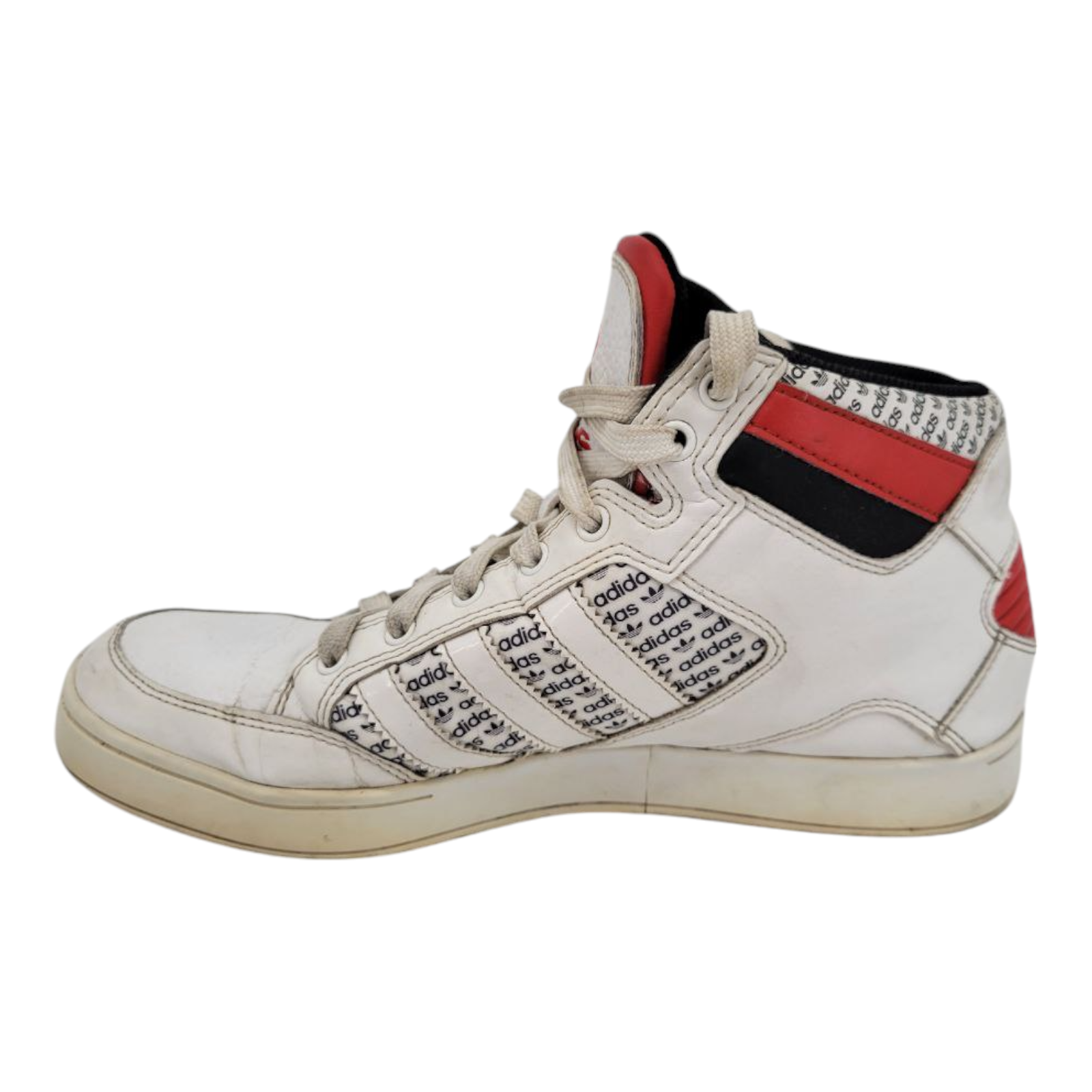 Adidas Hard Court High Transmission Pack White Basketball Shoes Mens Size 7