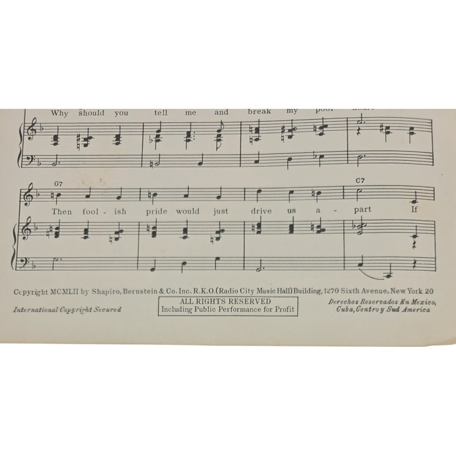 Vintage 1952 Sheet Music Keep It A Secret by Jessie Mae Robinson