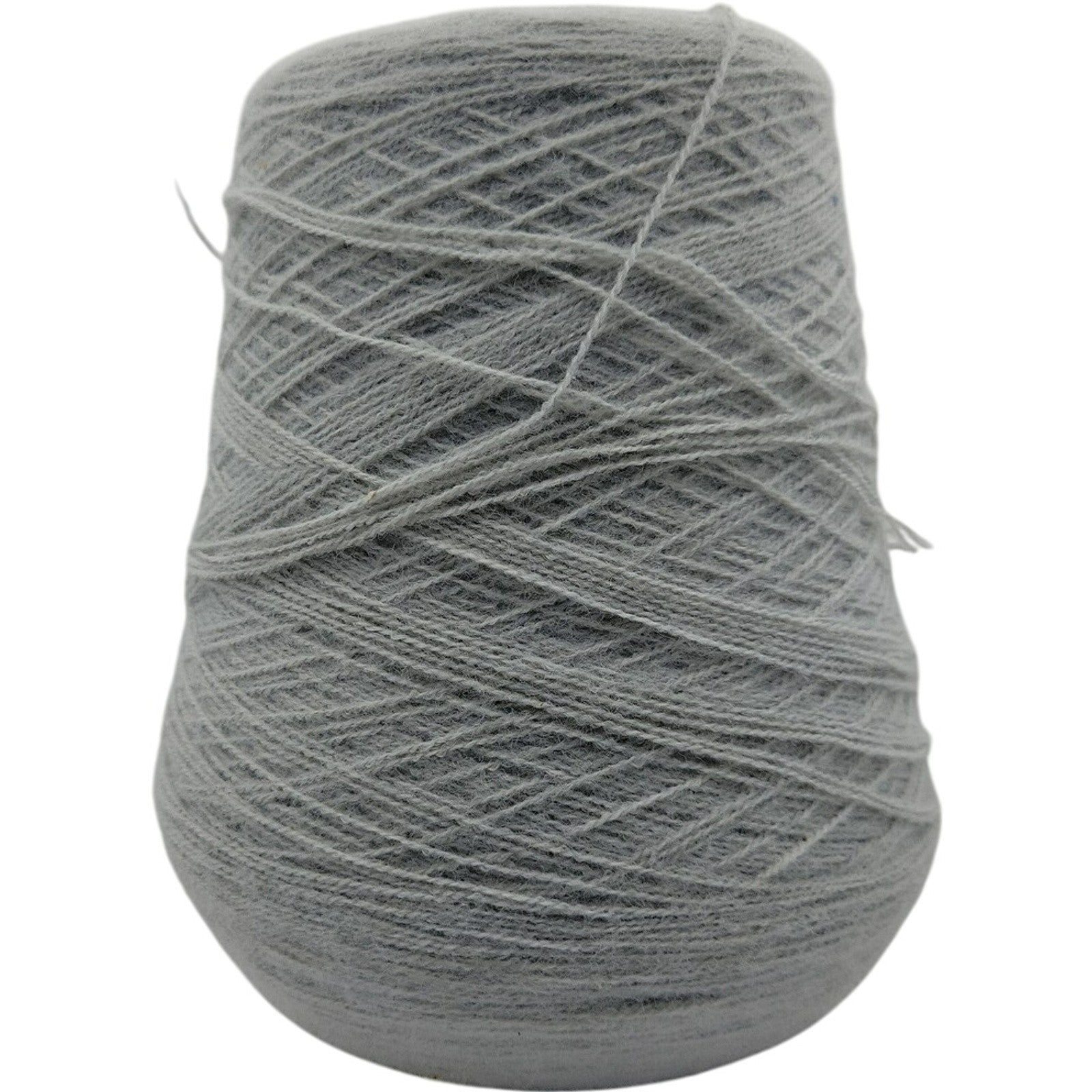 Vintage Templon 2/24 Grey Heather Cone Yarn Weaving Knitting S-83356