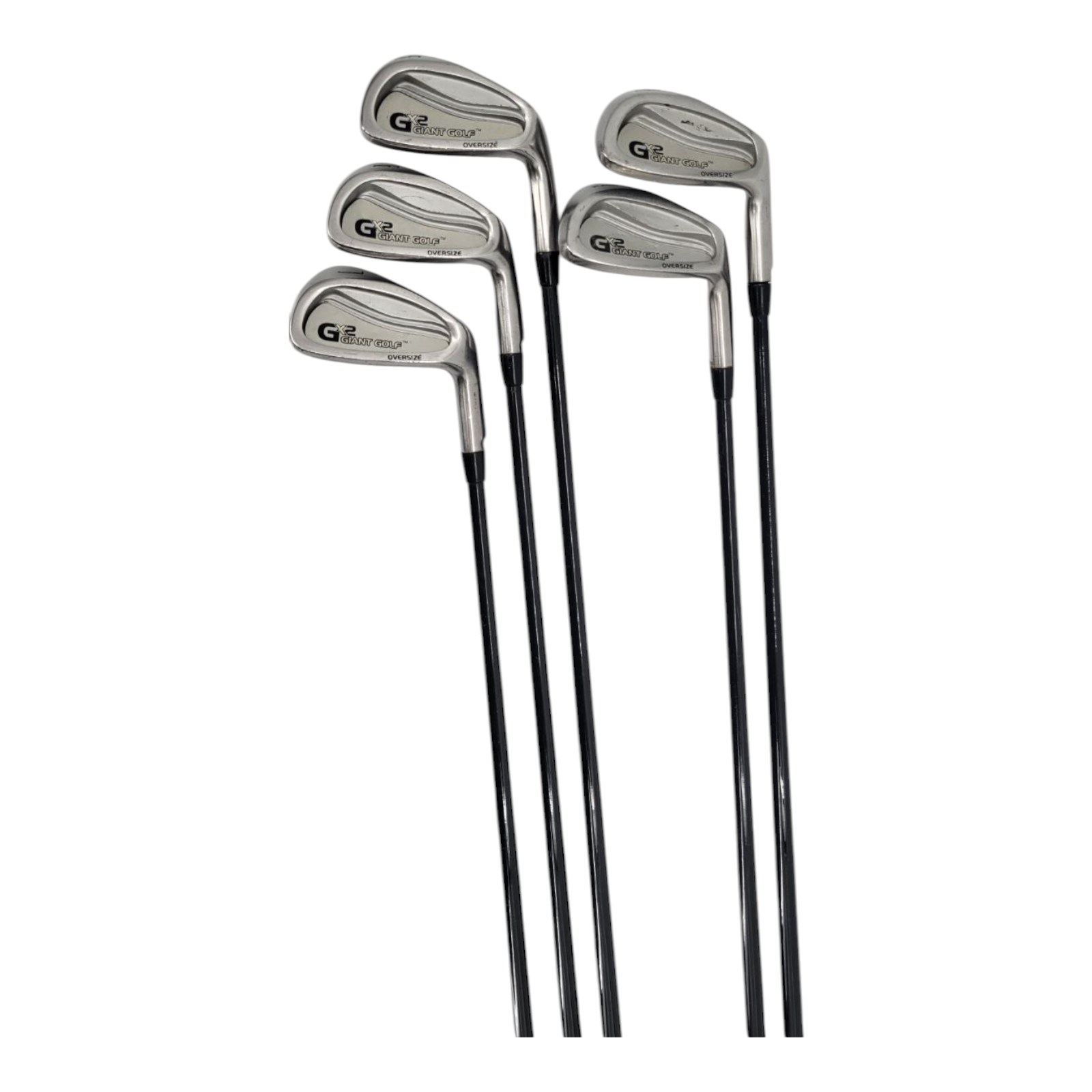 Giant Golf GX2 Oversize Iron Set 5-9 Graphite Senior Flex Shafts Kelmac Grips RH