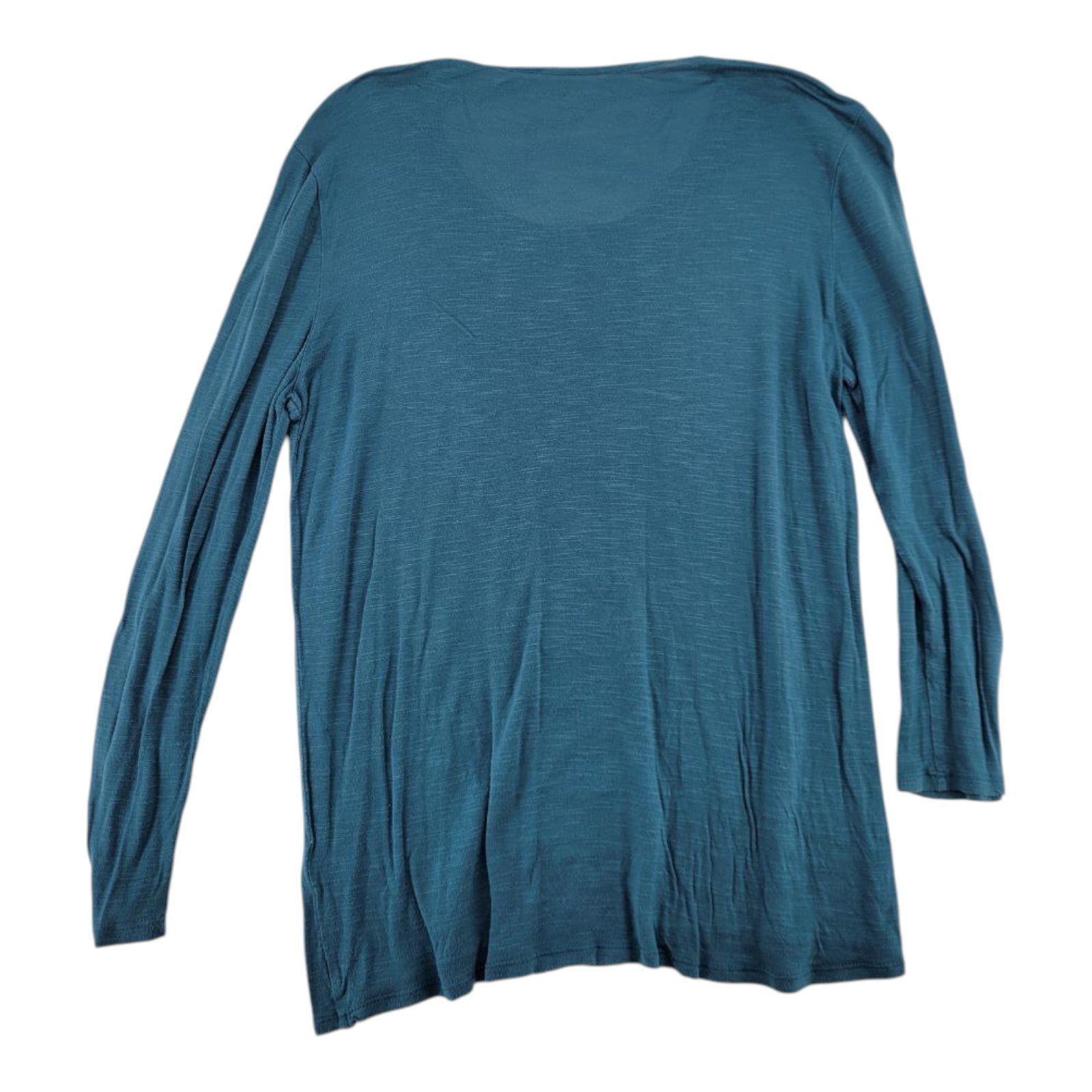 Calvin Klein Jeans Teal Long Sleeve Embellished Top Size M