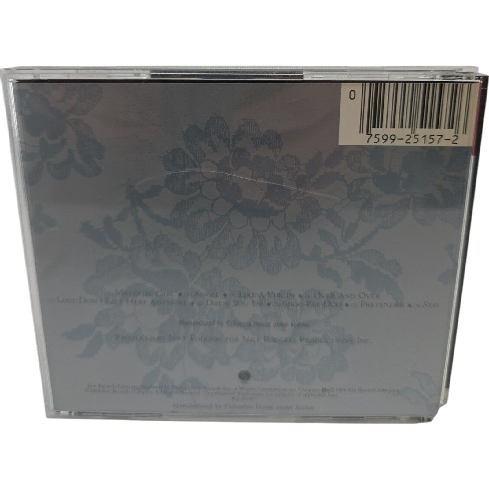 Madonna – Like A Virgin CD 1984, Sire Records, W2-25157 Album Pop Music