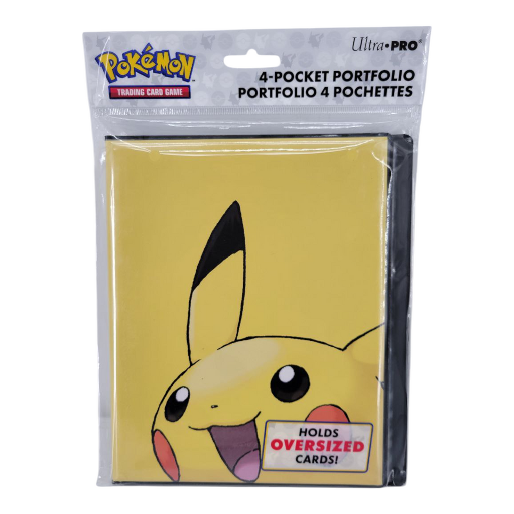 Ultra PRO Pokmon Pikachu 4 Pocket Portfolio Binder Holds 80 Cards Ultra PRO Pokmon Pikachu 4 Pocket Portfolio Binder Holds 80 Cards