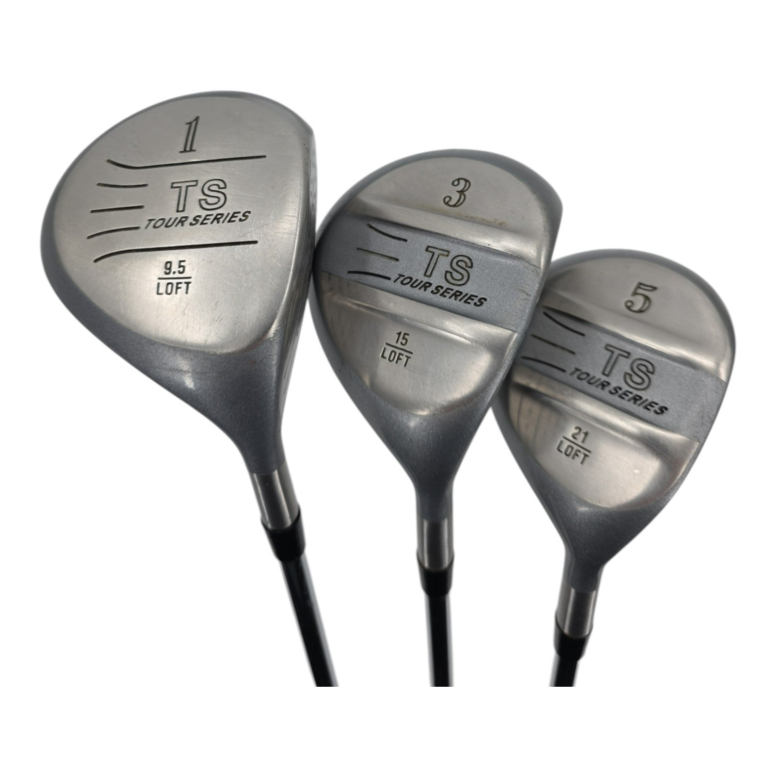 Tour Series TS Driver 3 And 5 Fairway Wood Three Golf Club Bundle RH
