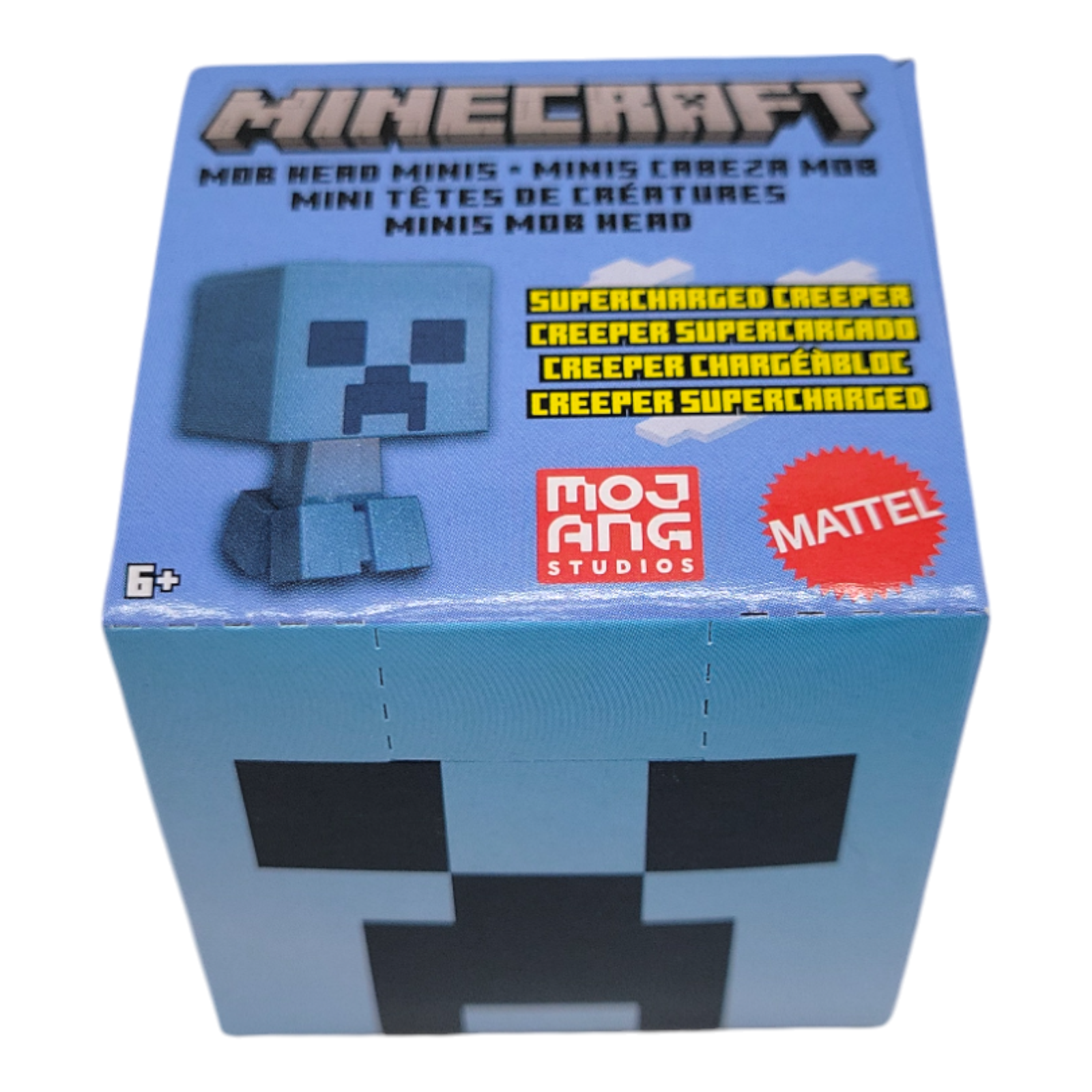 Mattel Minecraft Mob Head Mini Figure Supercharged Creeper 1 Inch