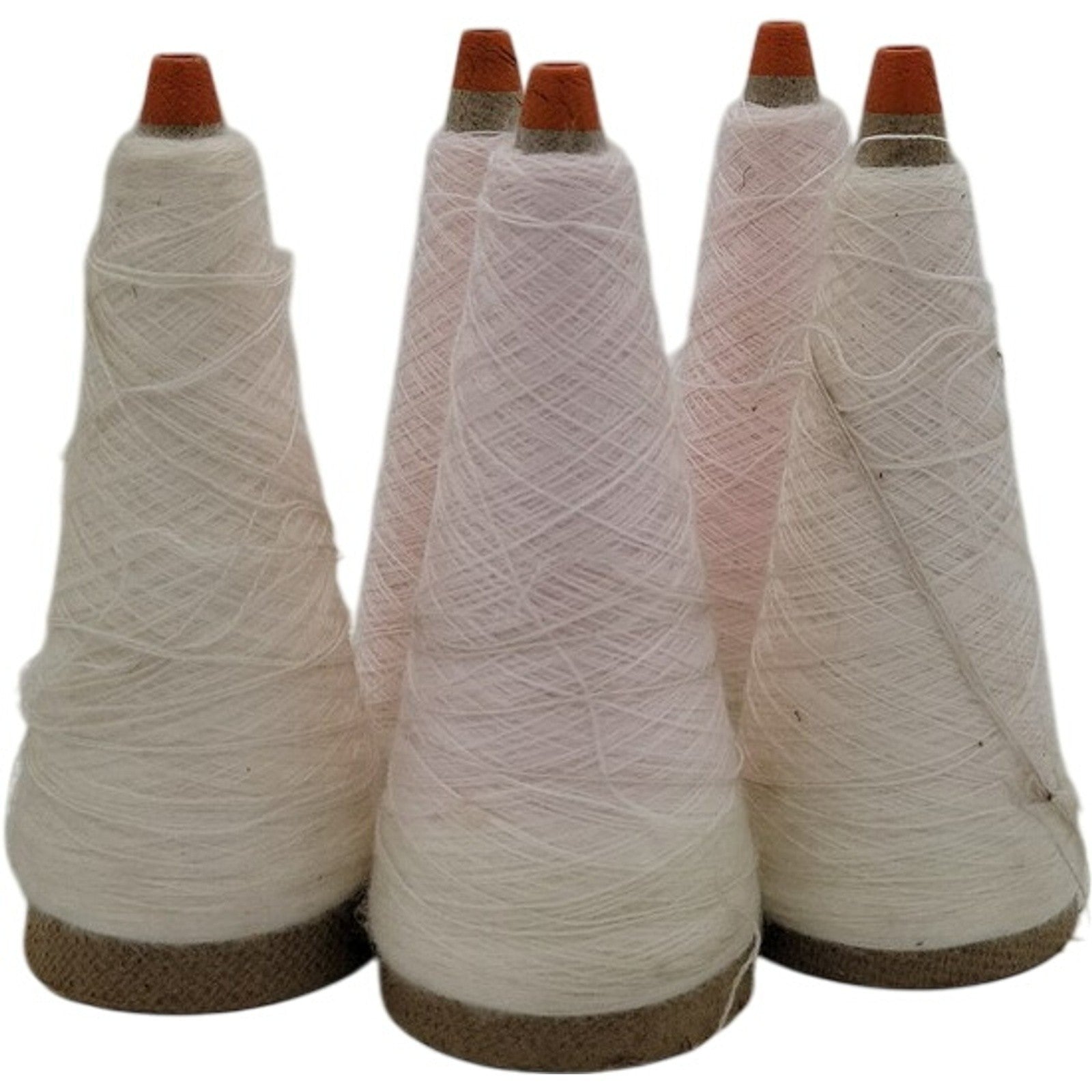 Vintage Pharr Yarns Orlon Acrylic Nomelle 2/29 Cone Yarn Lot of 5
