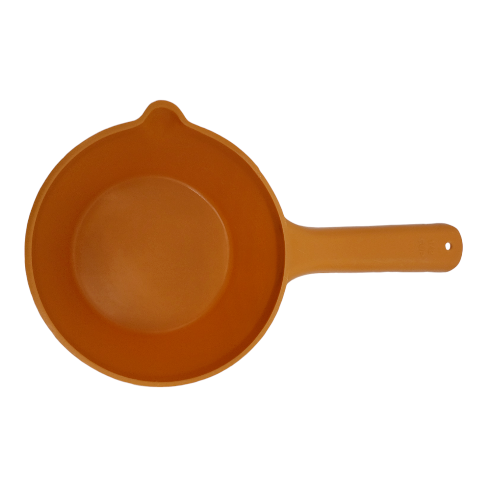 Vintage Plastic Measuring Cup Orange 1/2 Cup