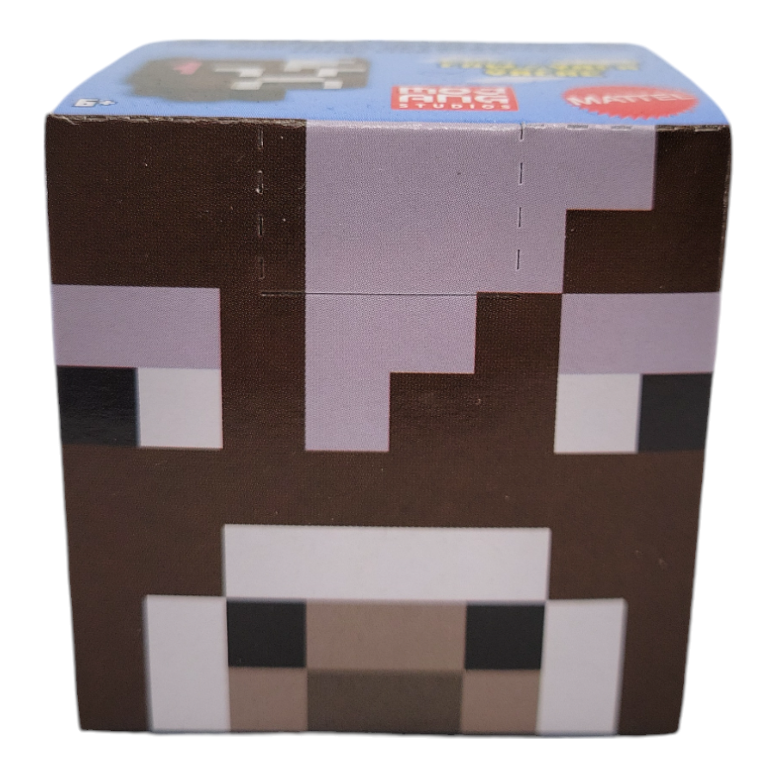 Mattel Minecraft Mob Head Minis Cow 1 Inch Mini Action Figure