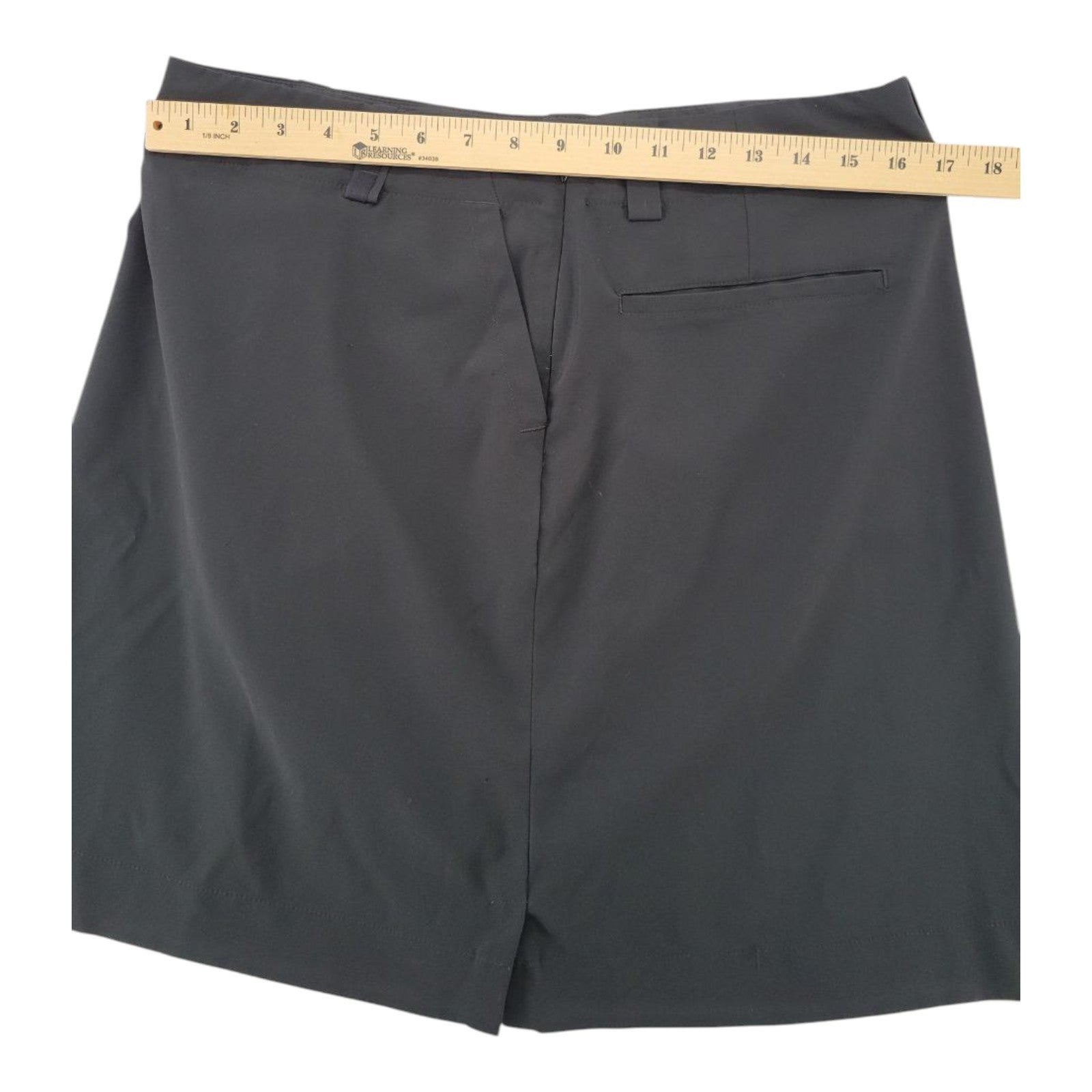 Nike Golf Women's Black Dri-FIT Skort Size 10 Stretch Zip Back Lightweight