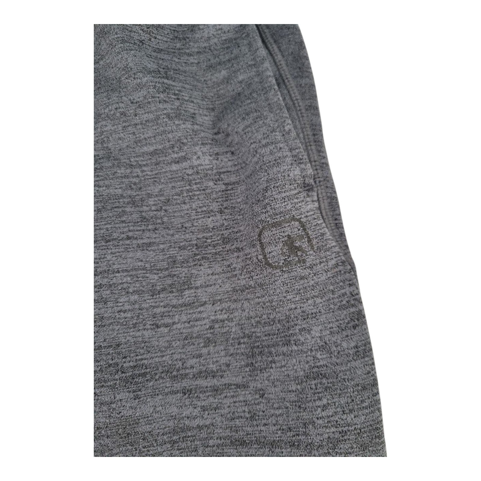 AND1 Men's Gray Fleece Jogger Sweatpants Size L Zipper Pockets Pull-On