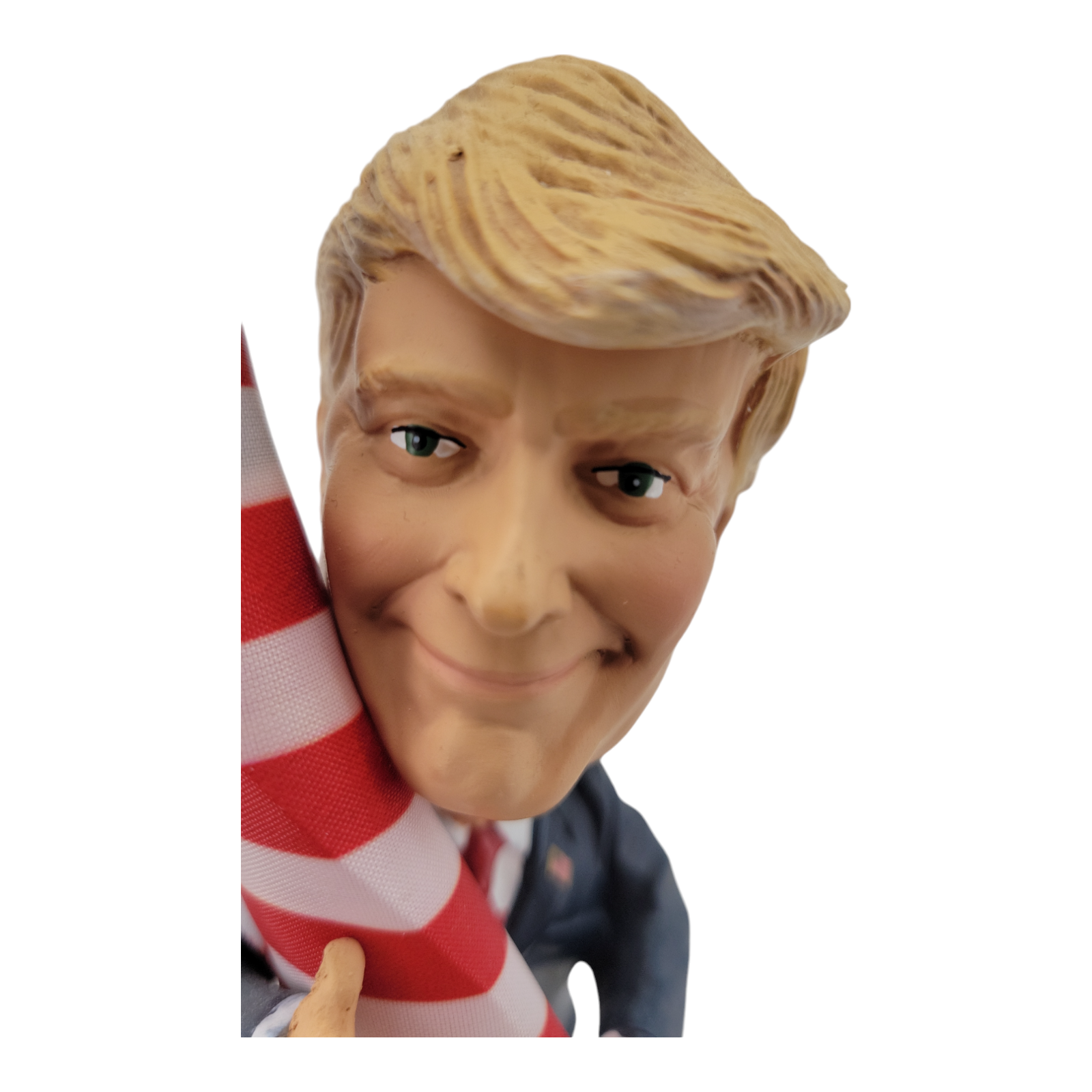 45th President Donald Trump 2020 Bobblehead Hugging American Flag Collectible