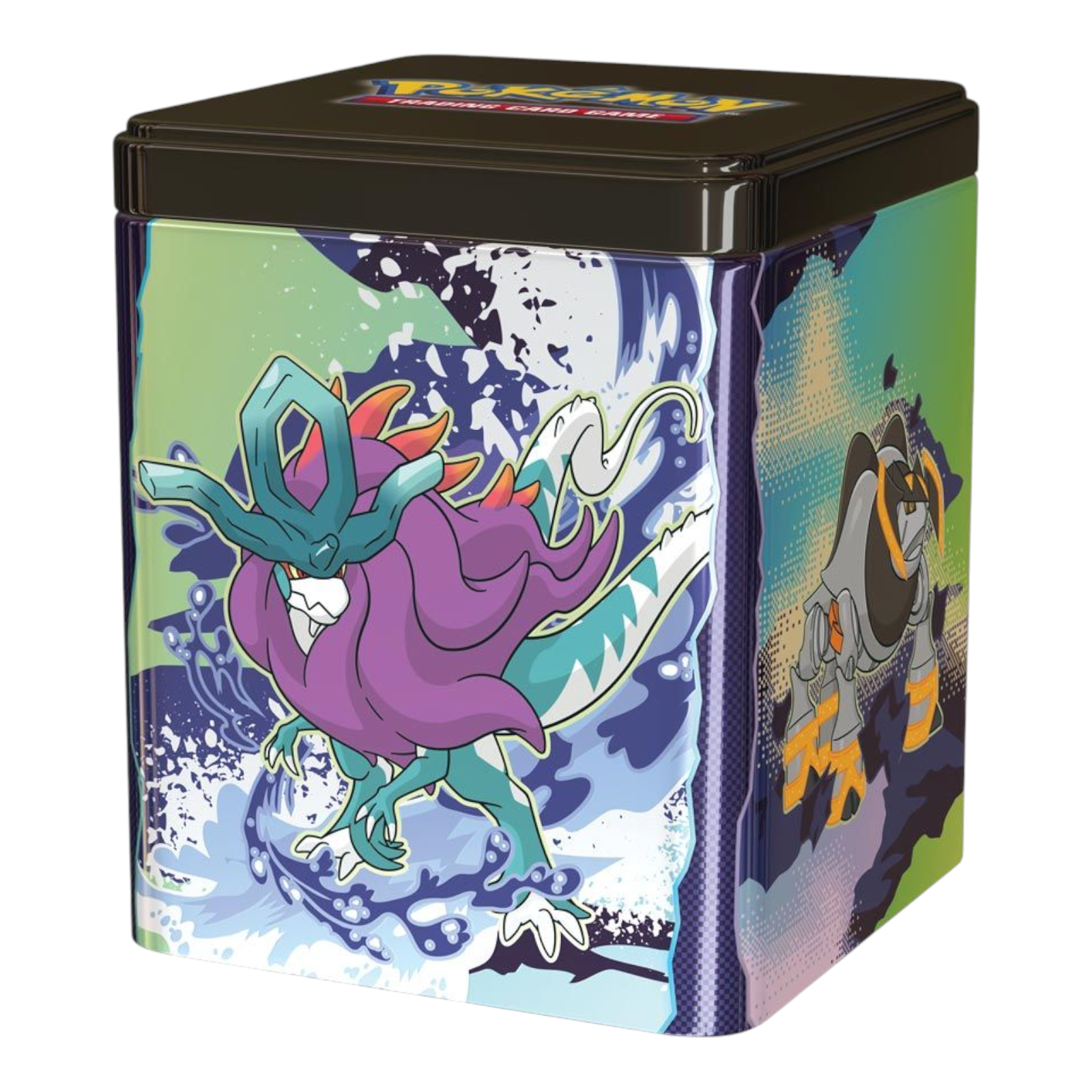 Pokémon TCG Stacking Tin Display Q1 2025 Tins Booster Packs Stickers