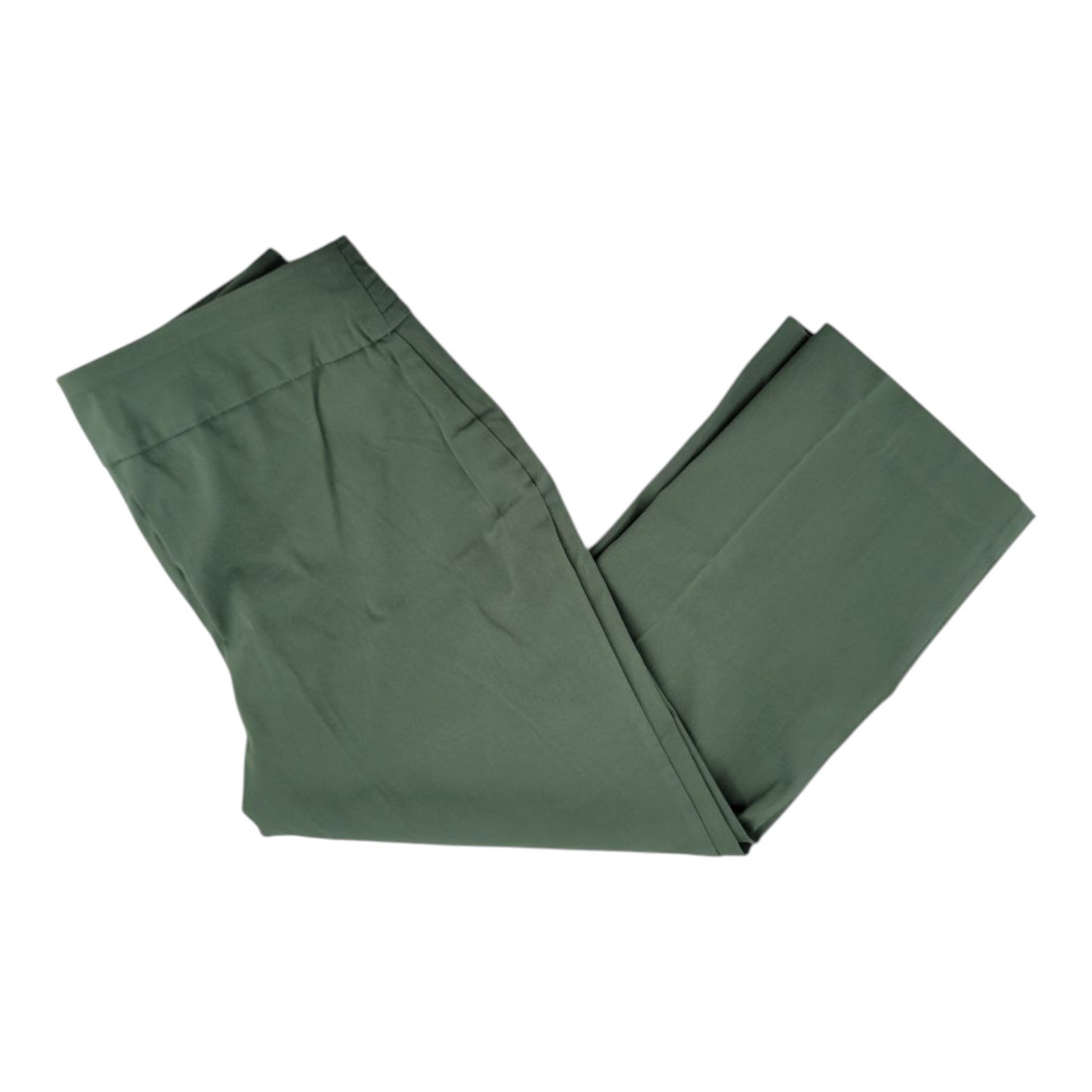 JM Collection Capri Pants S Blooming Cactus Green Stretch Comfort Waist