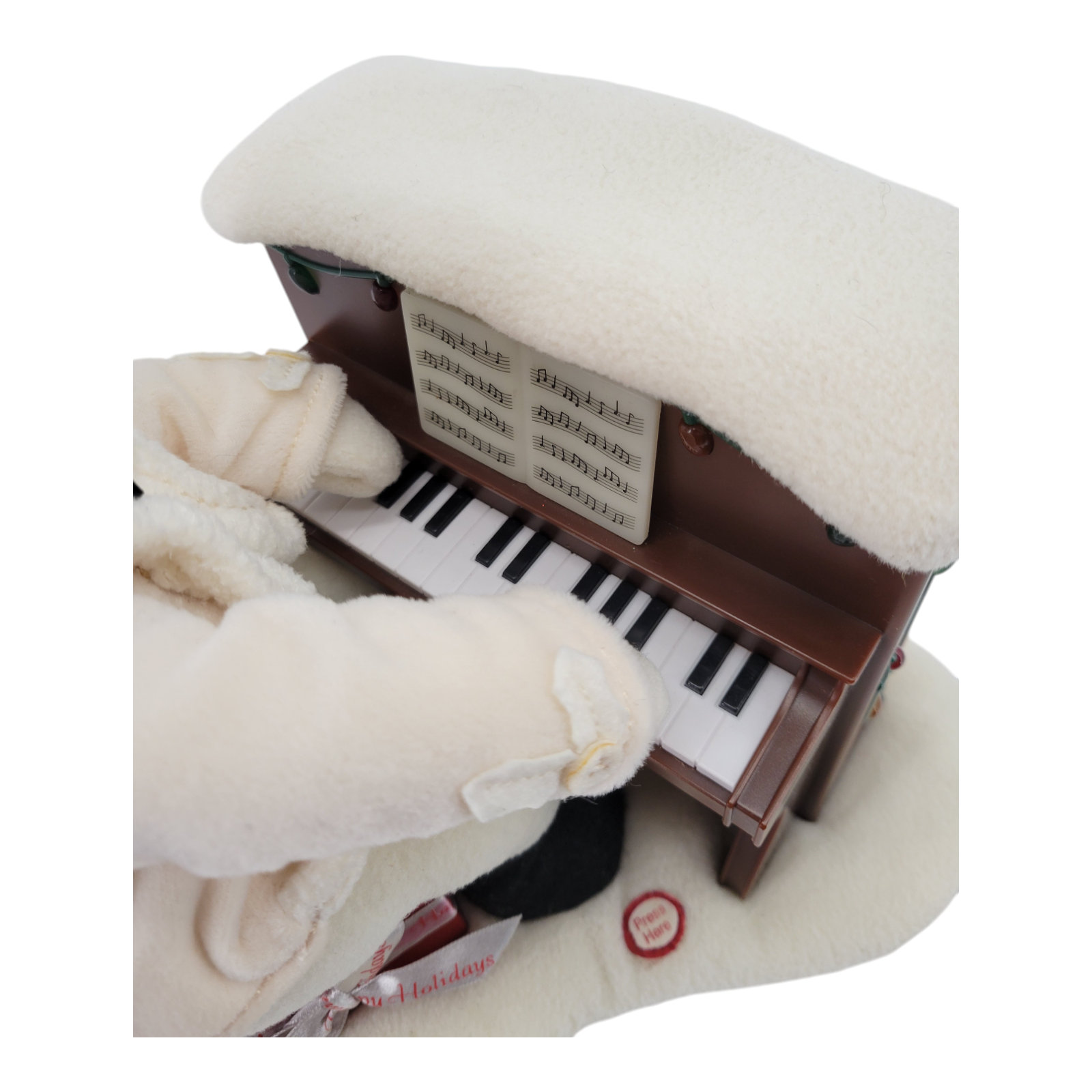 Hallmark Jingle Pals Animated Snowman Playing Piano Musical Holiday Decoration