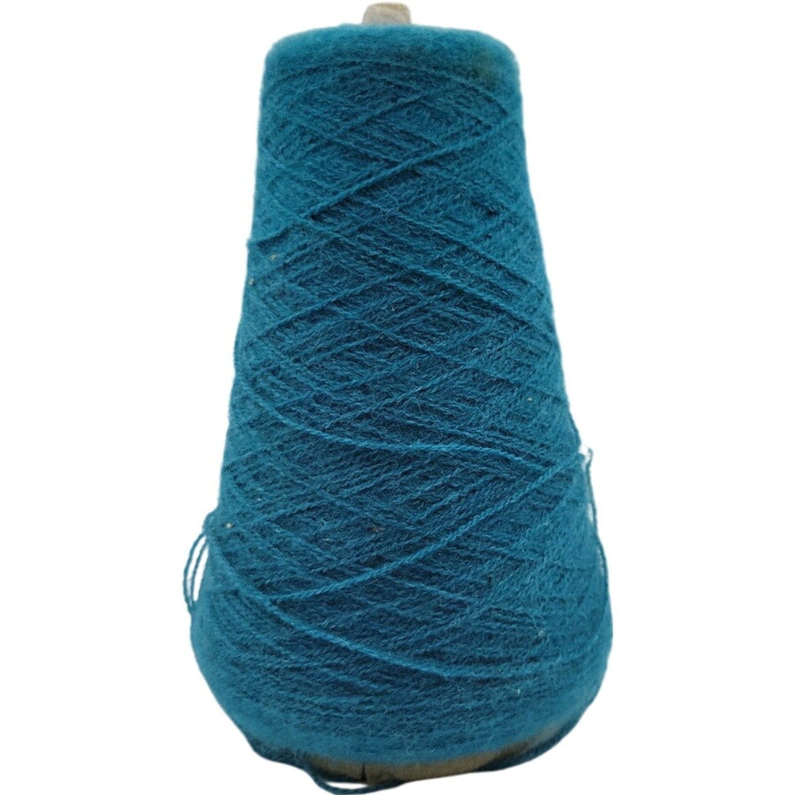 Vintage Templon 2/24 DK Teal Heather Cone Yarn Weaving Knitting S-79903