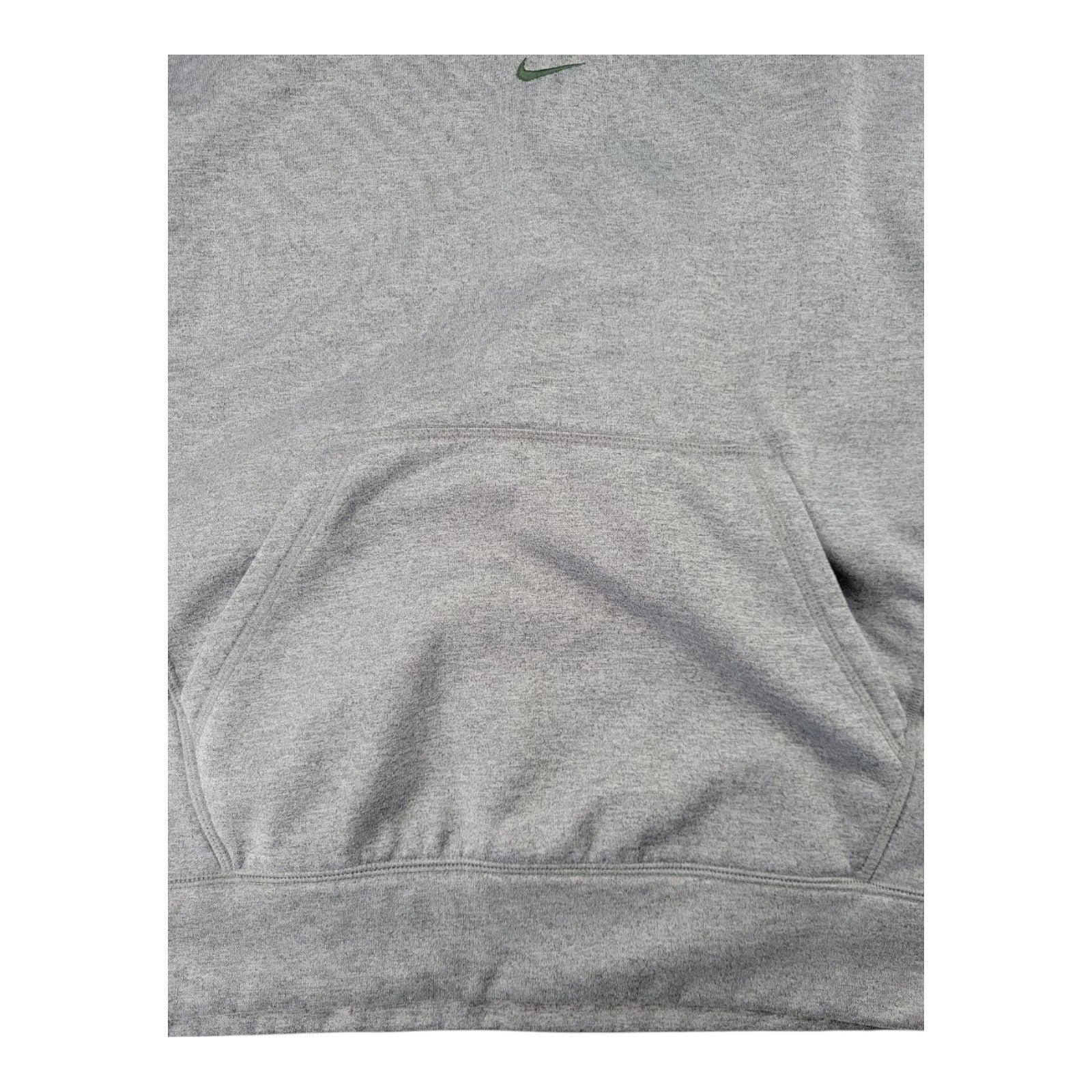 Nike Miami Hurricanes Therma-Fit Hoodie XL Gray Green Pullover NCAA