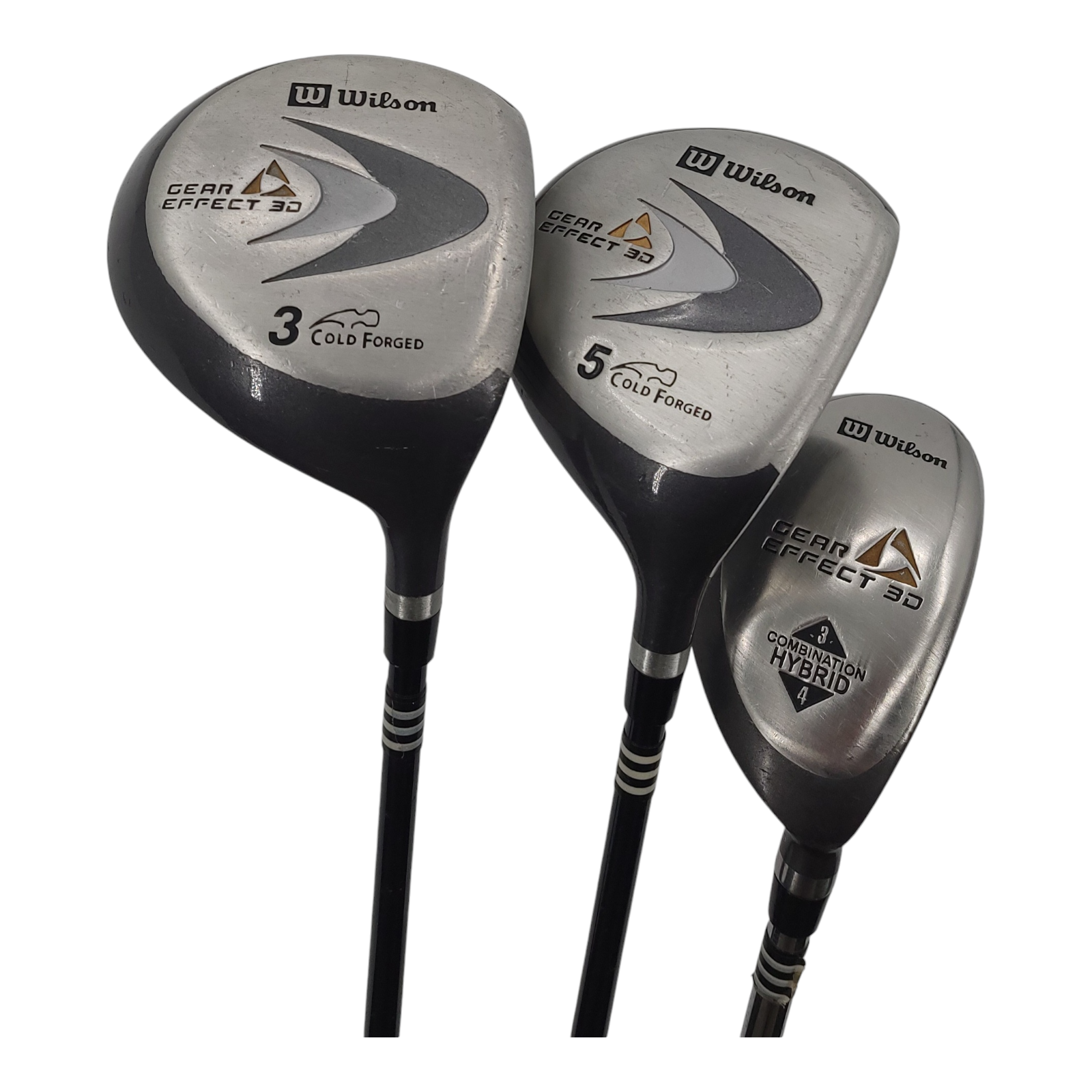 Wilson Gear Effect 3D 8 Golf Club Set Cold Forged Drivers Irons Hybrid Titanium