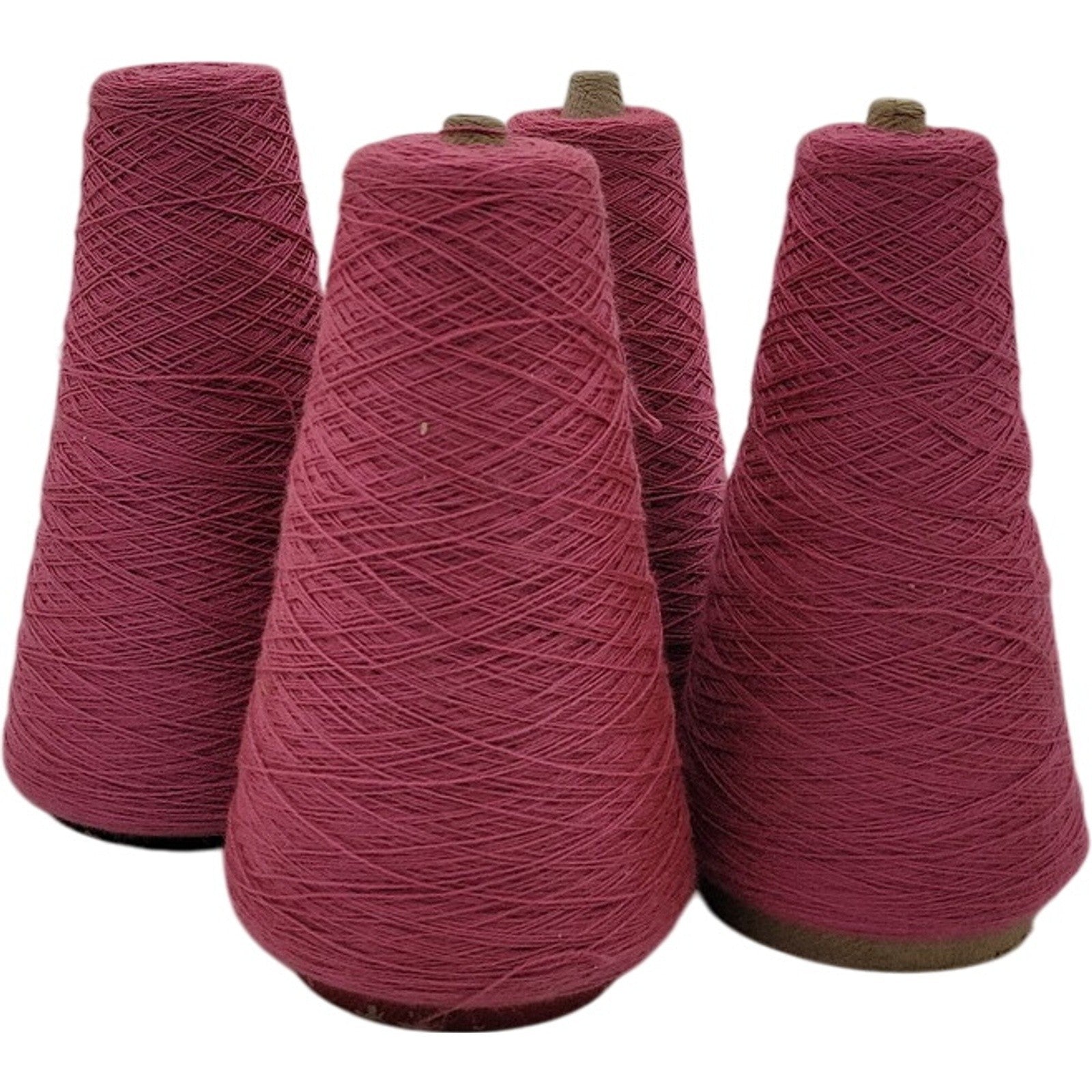 Vintage Pisgah Yarn 2/24 Rose Pink Weaving Knitting Cone Yarn 4695 Lot of 4