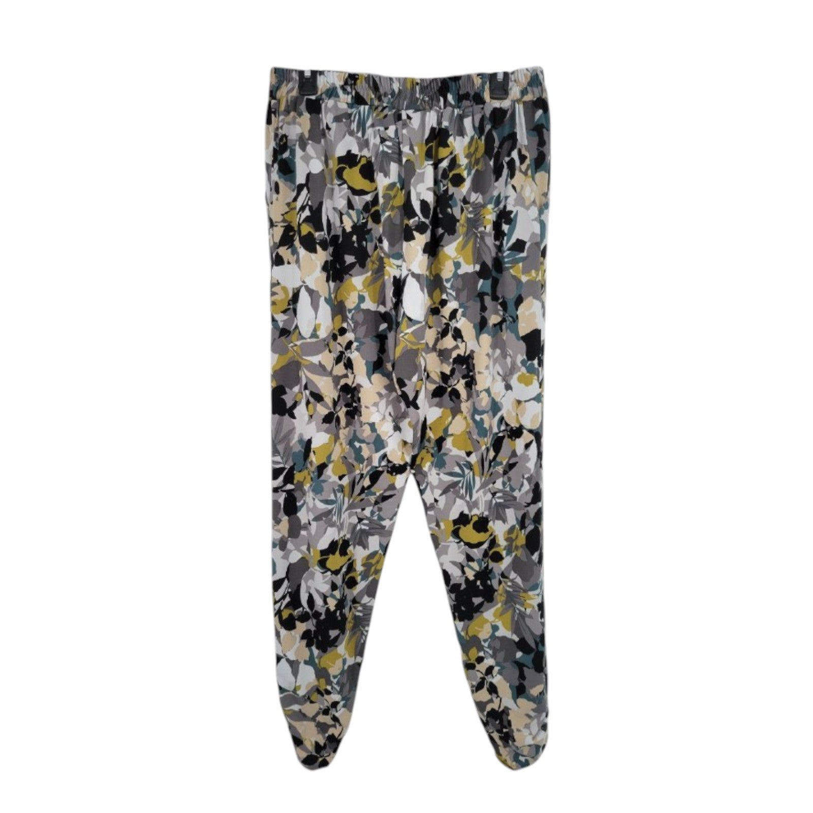 Antthony Original Women Floral Pull On Jegging Pants With Pockets Elastic Waist