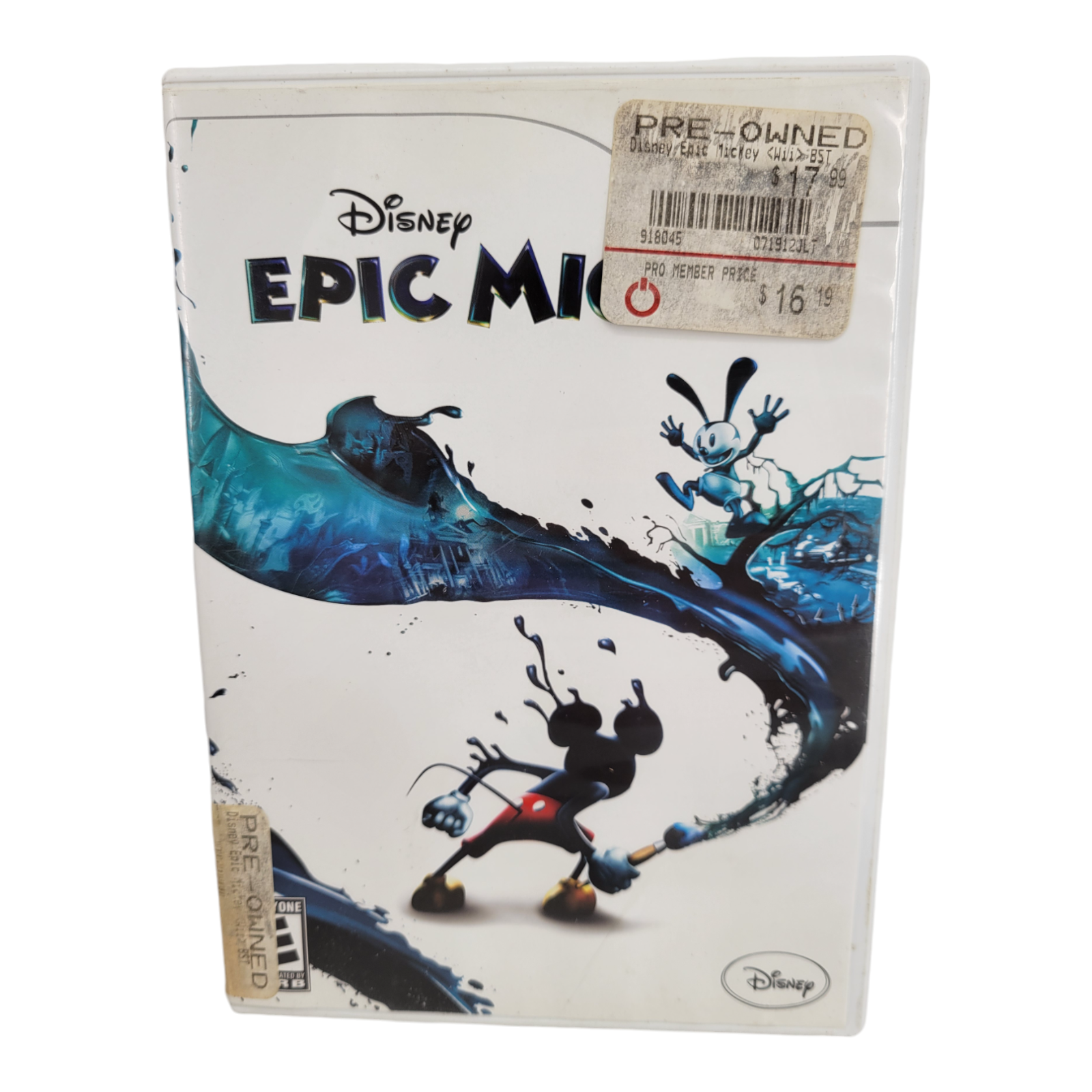 Disney Epic Mickey Nintendo Wii 2010 Game