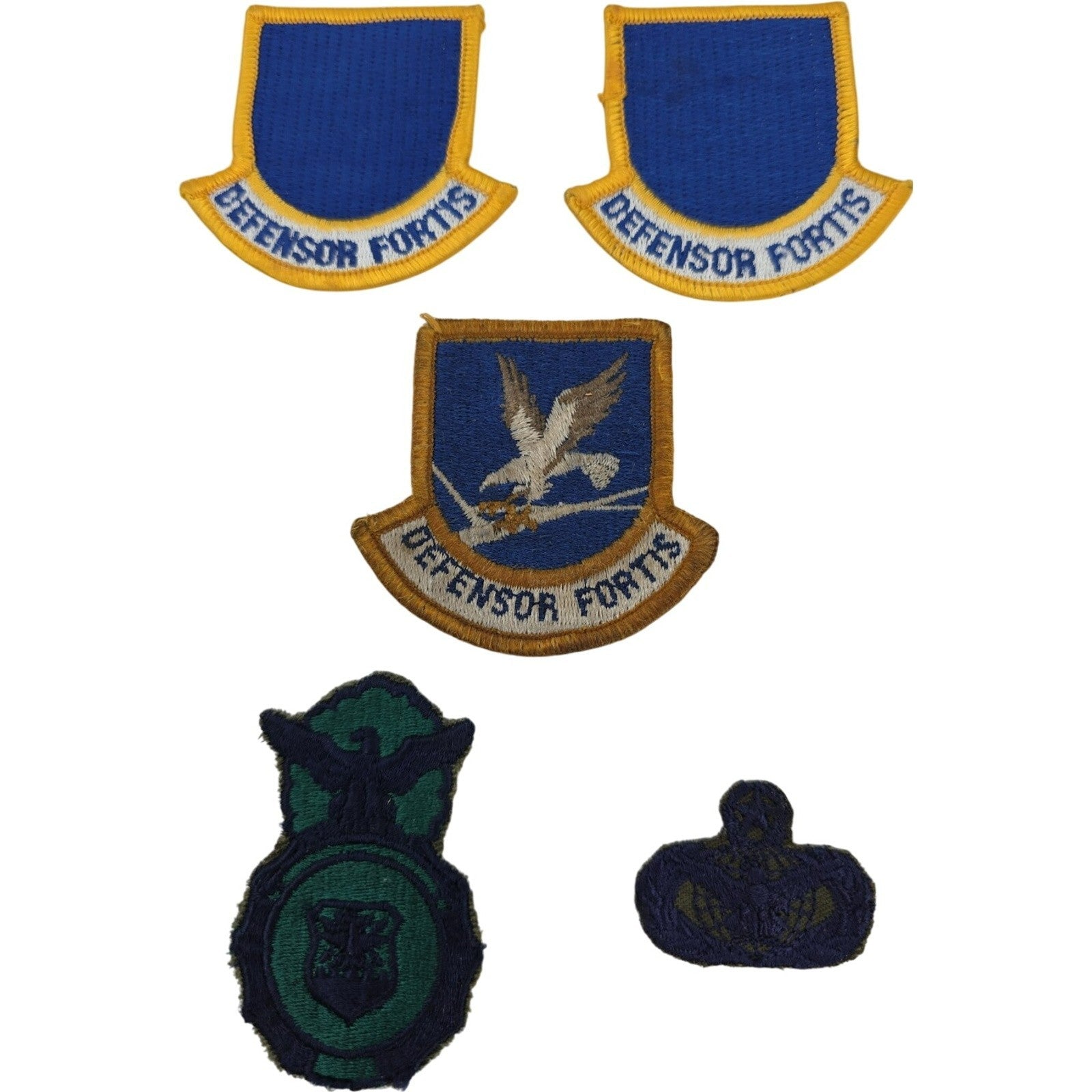 United States Air Force Security Forces Defensor Fortis Patches Lot of 5