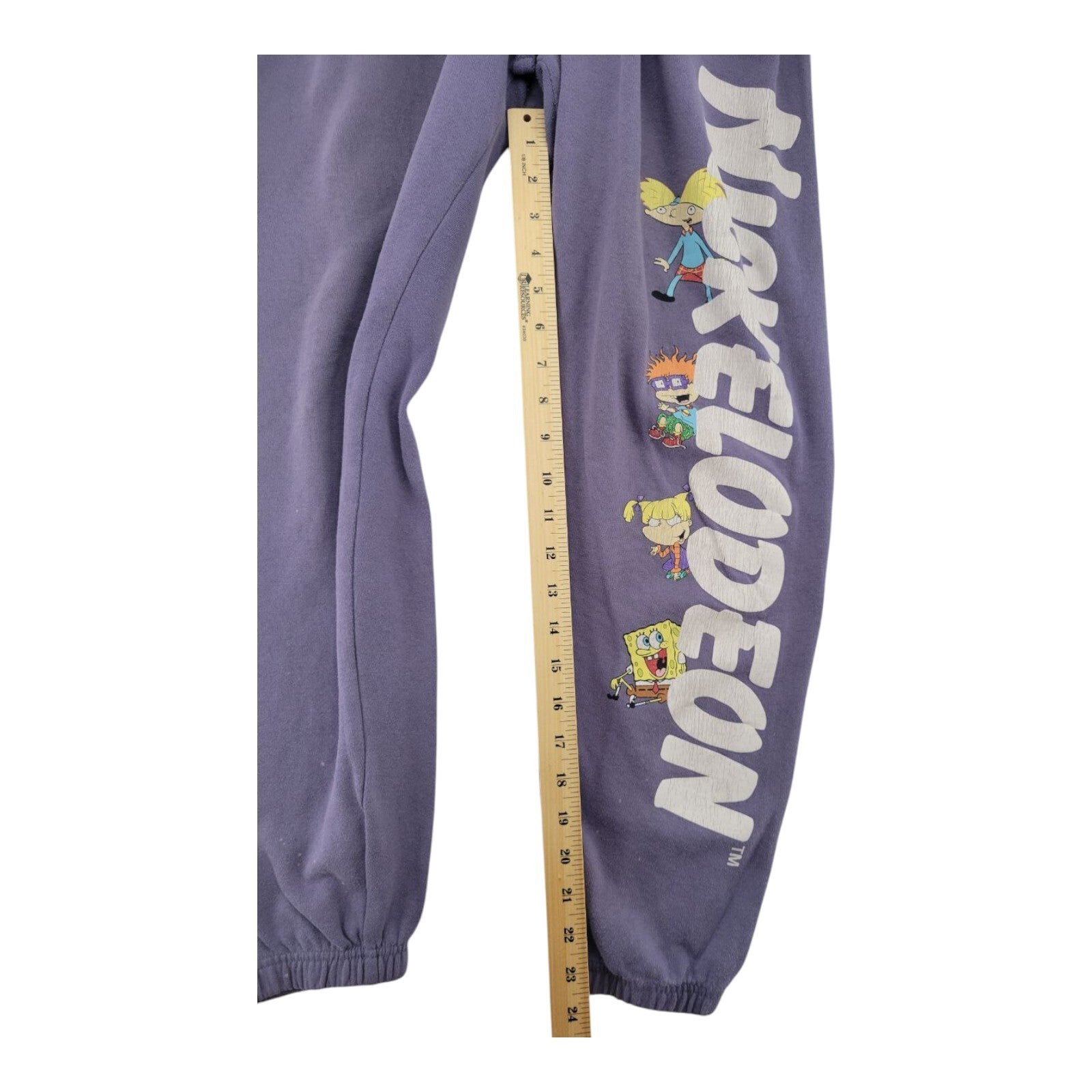 Nickelodeon Purple Sweatpants Rugrats Hey Arnold Spongebob Mens Size M