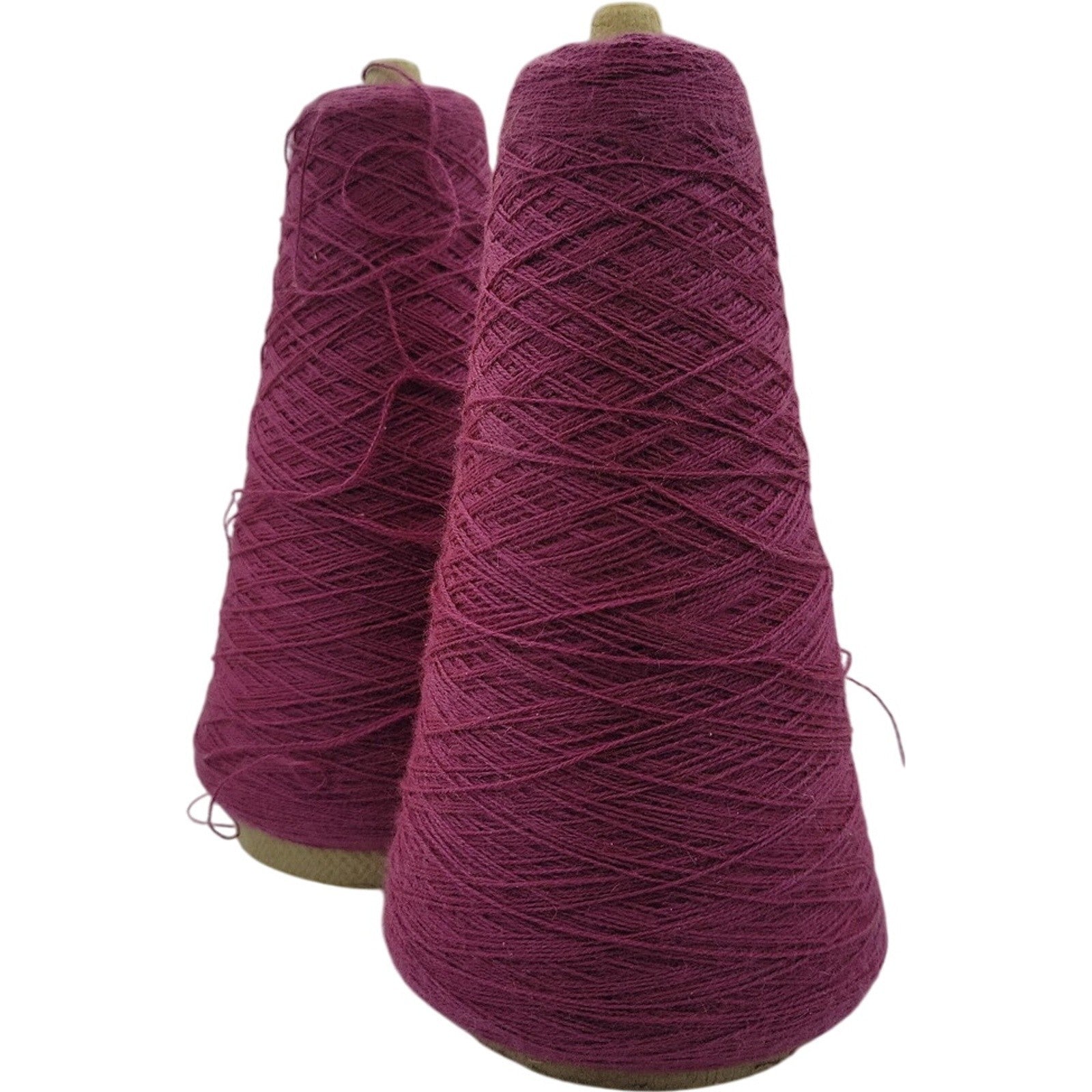 Vintage Pisgah Yarn Weaving Yarn Cone 2/24 Acrylic 61-L Purple 9269 Lot of 2