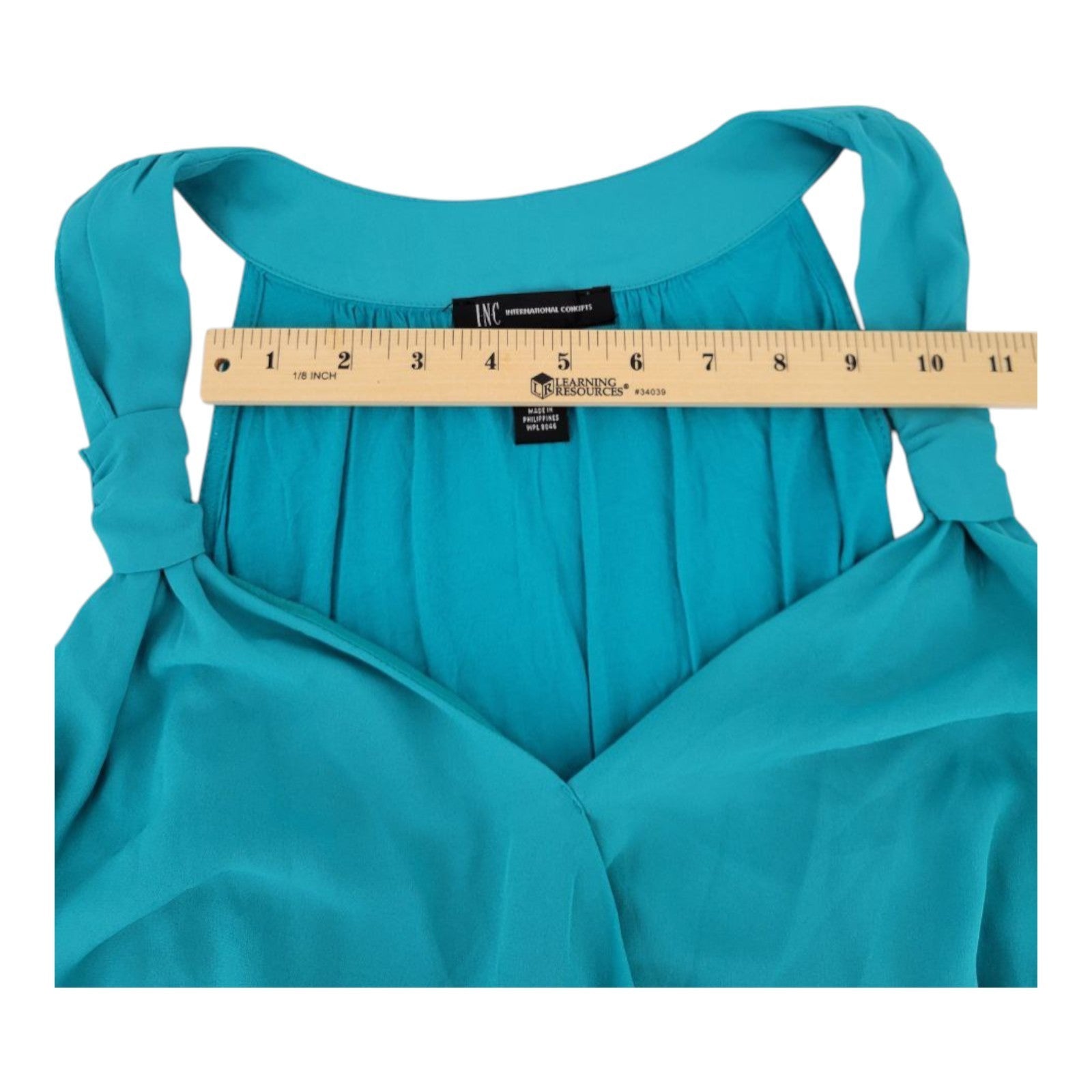 INC International Concepts Women's Teal Glow Sleeveless Dress Bubble Hem 3X