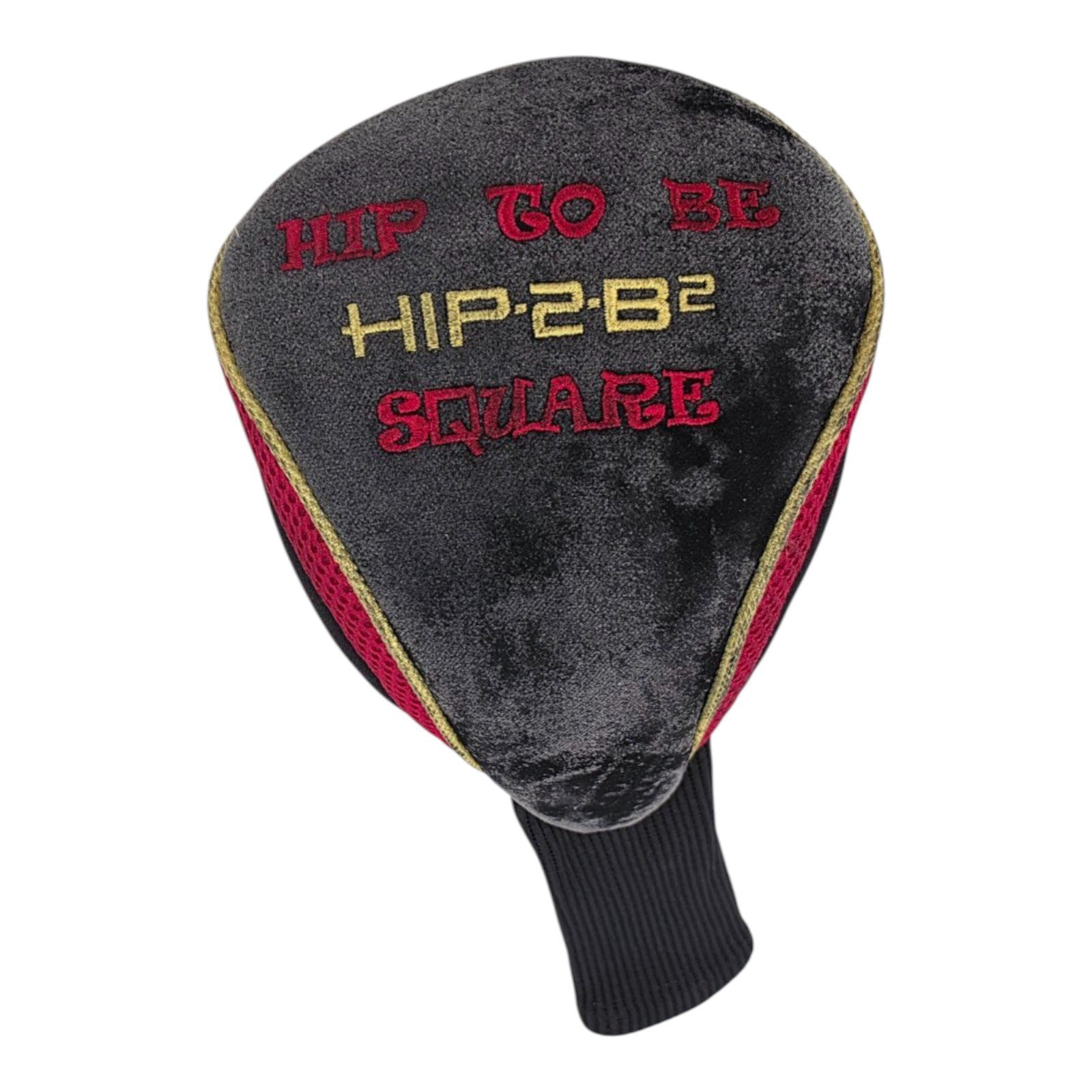 No Limits Hip To Be Square Golf Club Headcover For Driver Or Fairway Wood