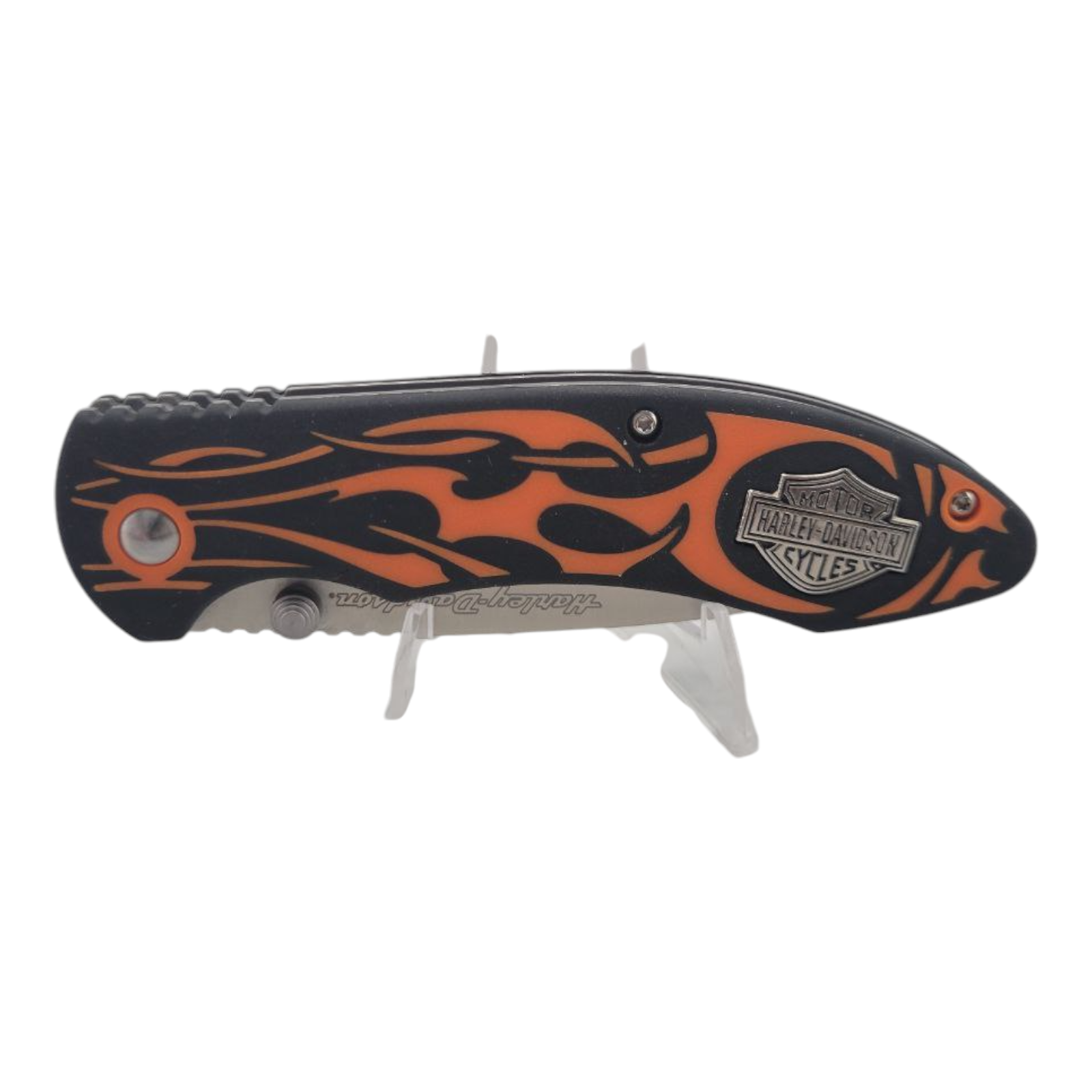 Case Cutlery Harley Tec X Linerlock Folding Knife Orange