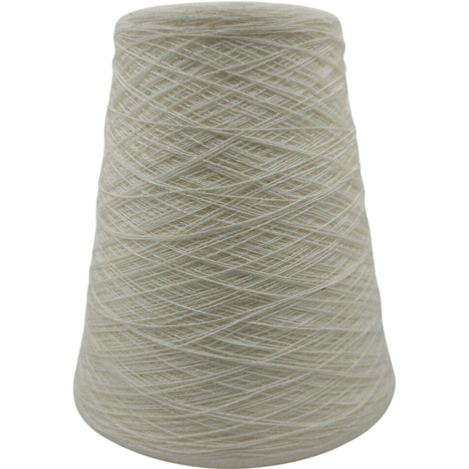 Vintage Acrylic Weaving Knitting Yarn 2/24 White Mc Lot 78941