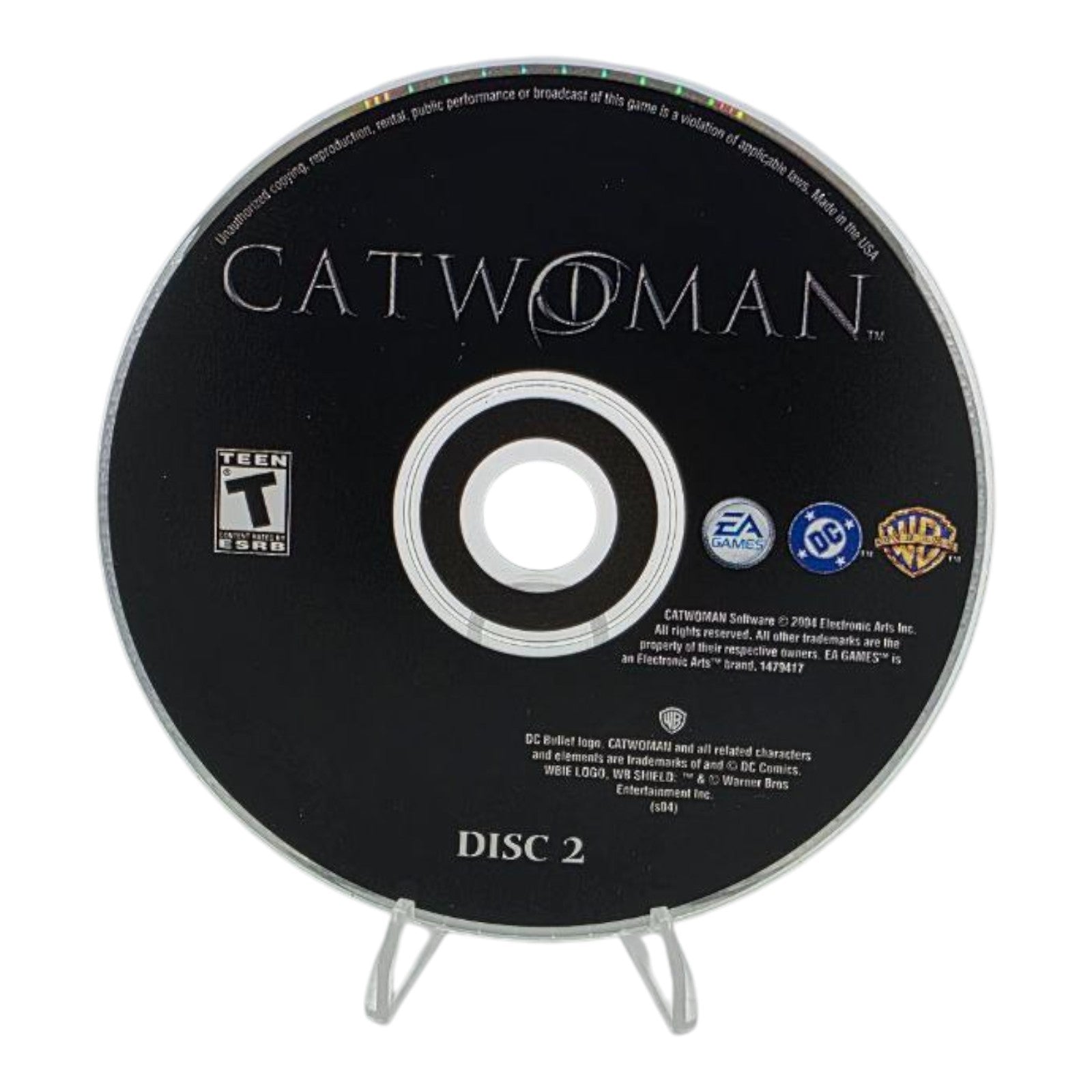 Catwoman Complete PC 2 Disc EA Games Tested Halle Berry 2004