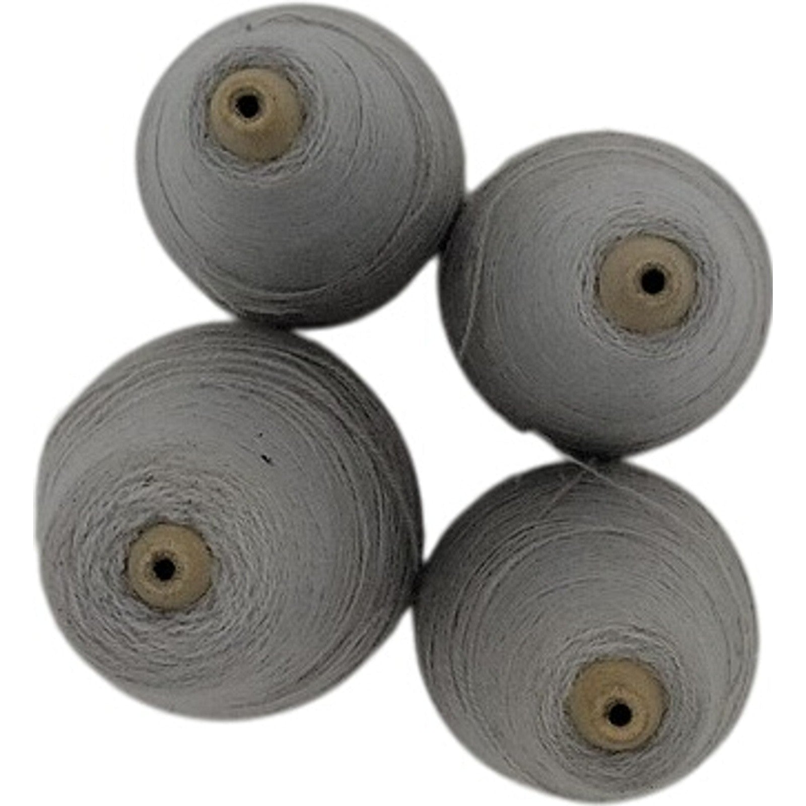 Vintage Templon 2/24 Grey Heather S-83356 Yarn Cone Lot of 4