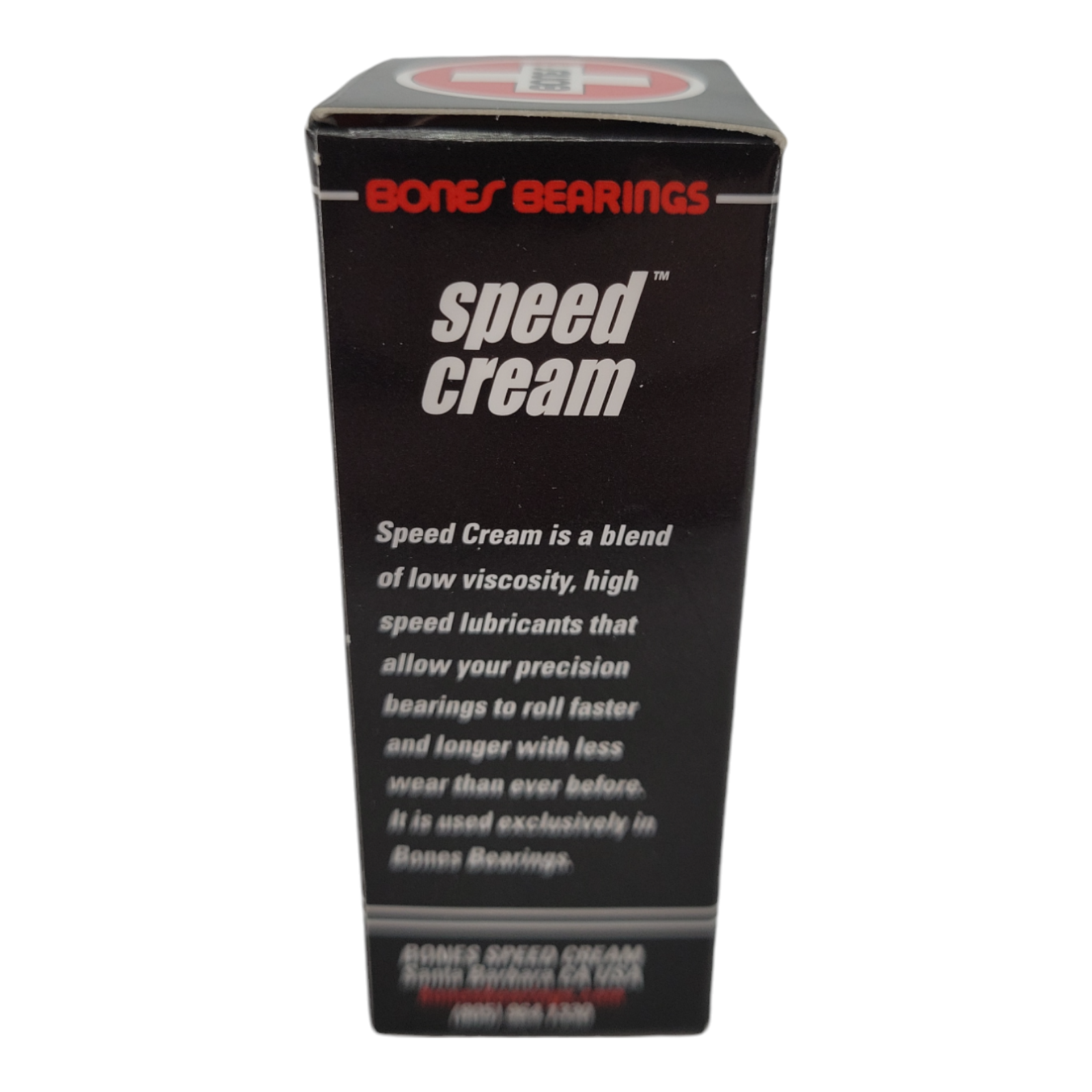 Bones Speed Cream Racing Formula Skateboard Bearing Lubricant 1/2 oz