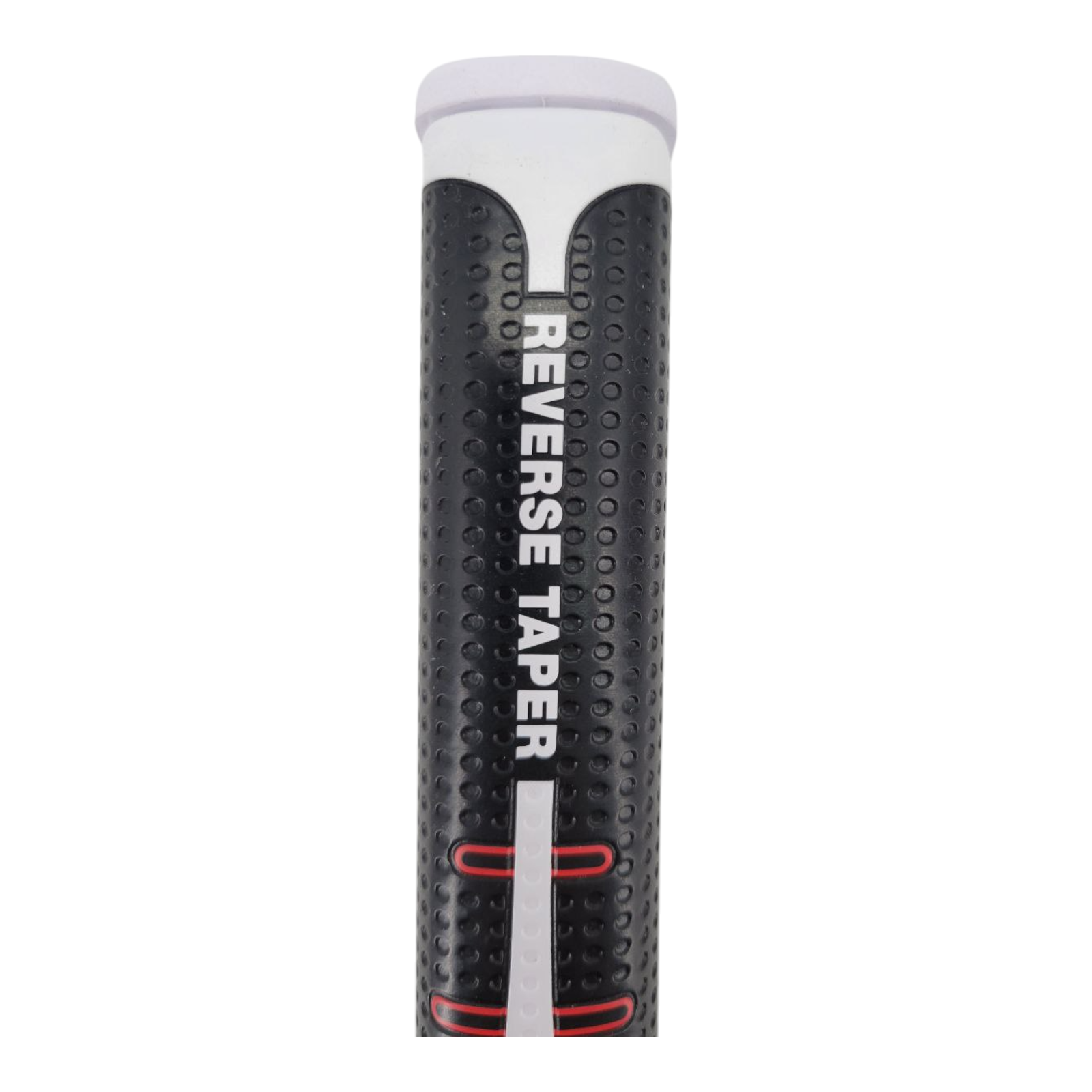 Golf Pride Reverse Taper Pistol Large Putter Grip White Black Red