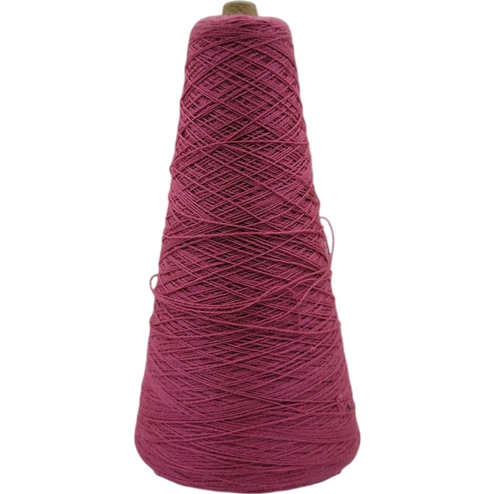 Vintage Pisgah Yarn 2/24 Rose Pink Cone Yarn Weaving Knitting Lot 6105