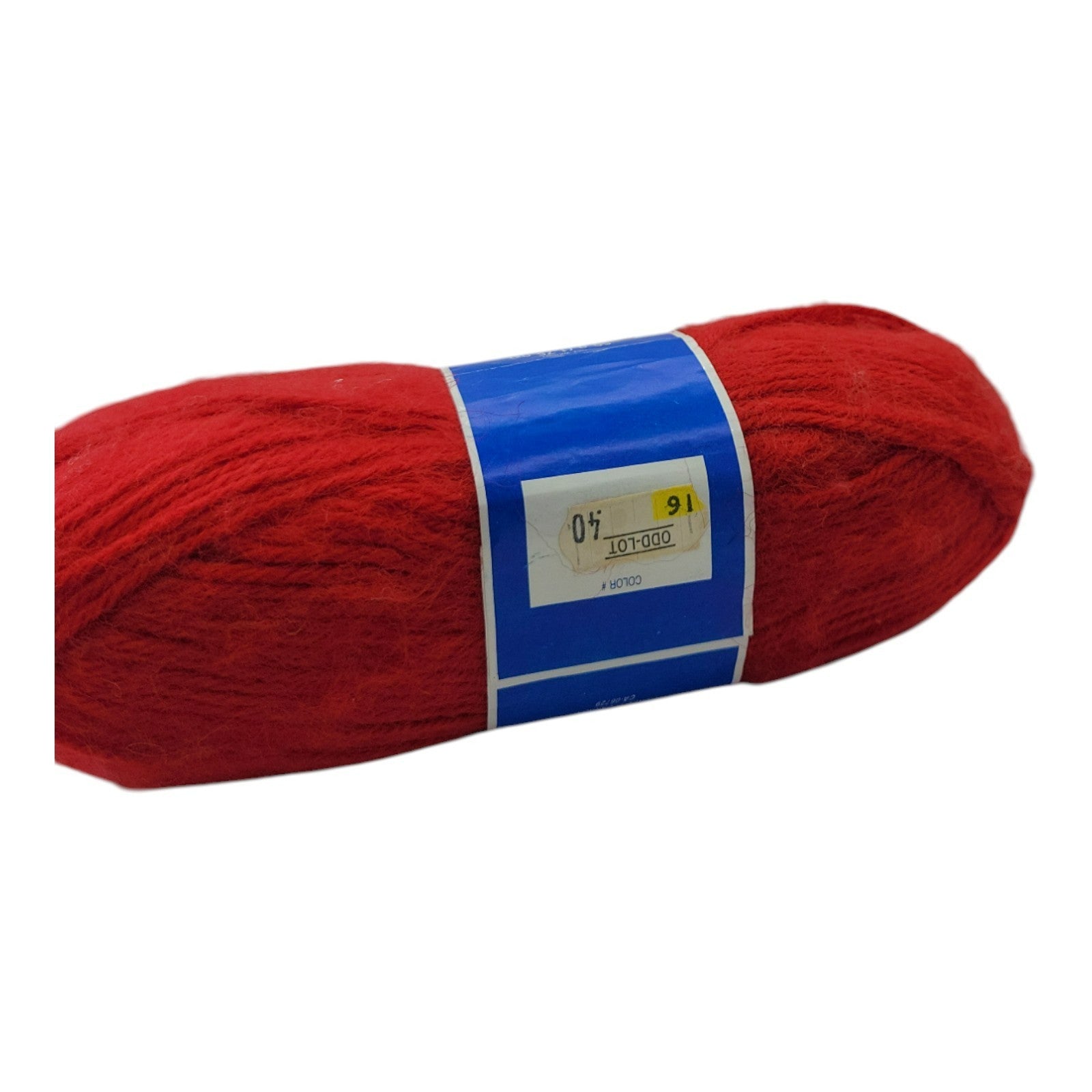 Vintage 1980s TG&Y Promotion Knitting Yarn Bright Red