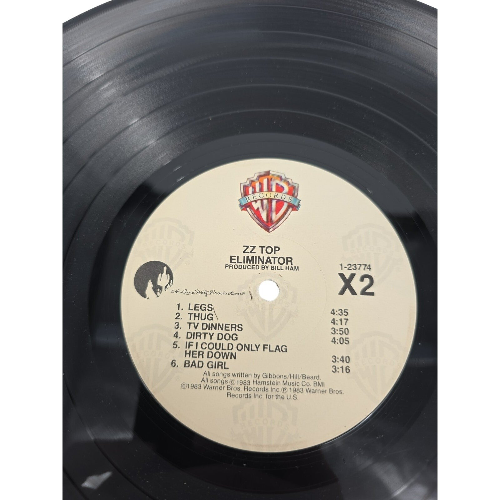 Eliminator by ZZ Top Original Shrink Vinyl 1983